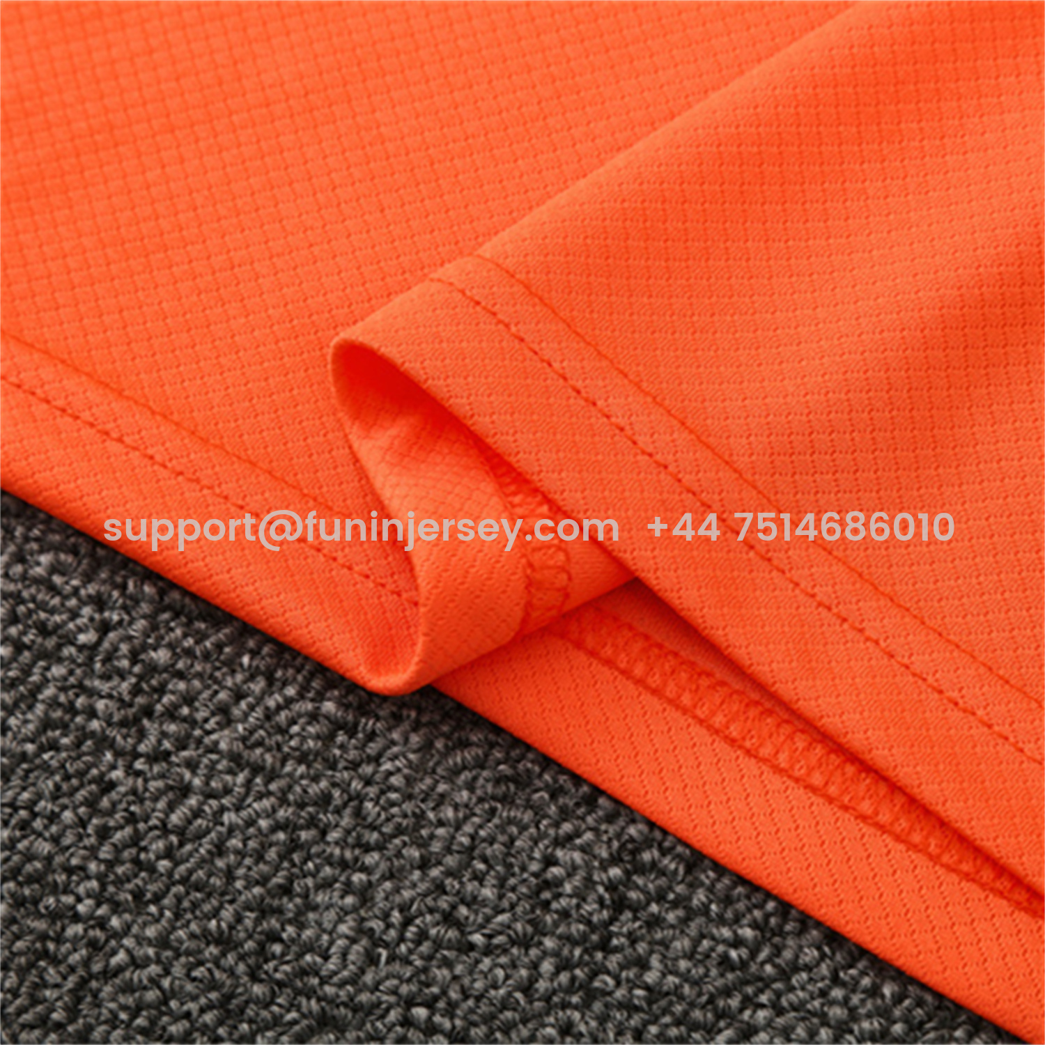 Funinjersey-Brazil 25-26 Kids Short-Sleeve Training Set - Orange Top & Black Shorts