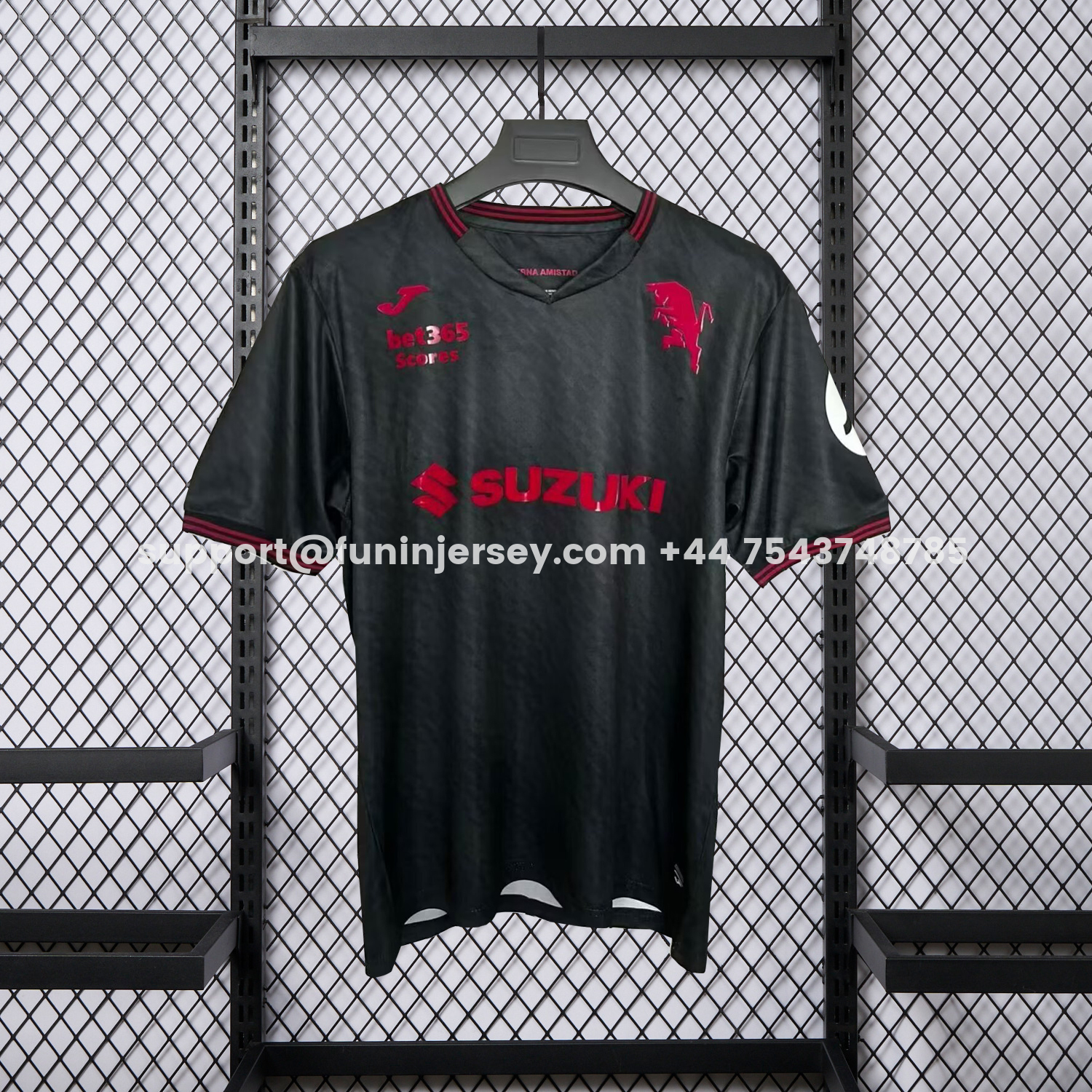 Funinjersey-Torino 25-26 120th Anniversary Black Special Jersey - Fans Version