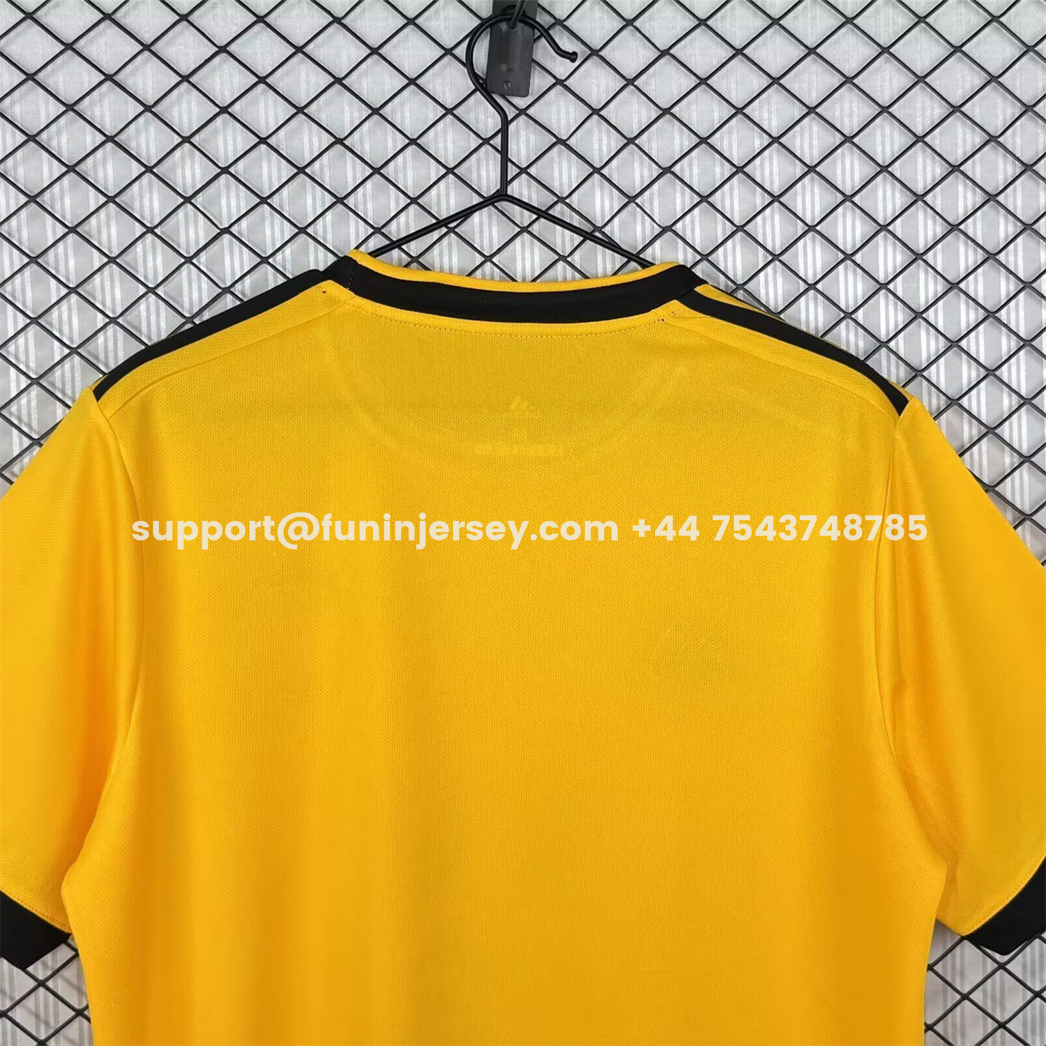 Funinjersey-Retro Wolverhampton Wanderers Wolves 2018-19 Home Jersey