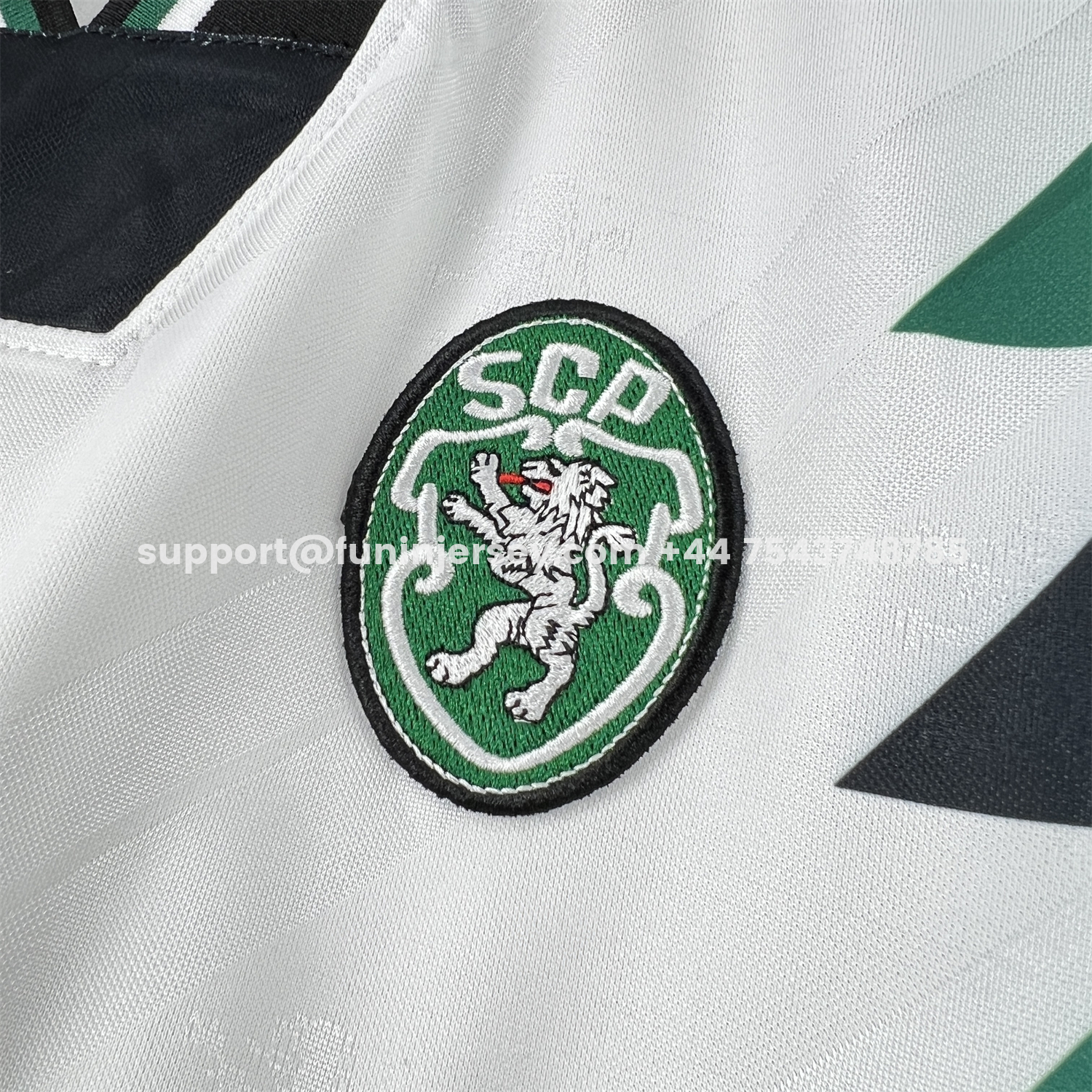 Funinjersey-Sporting CP 25-26 Retro Style White Special Jersey - Fans Version