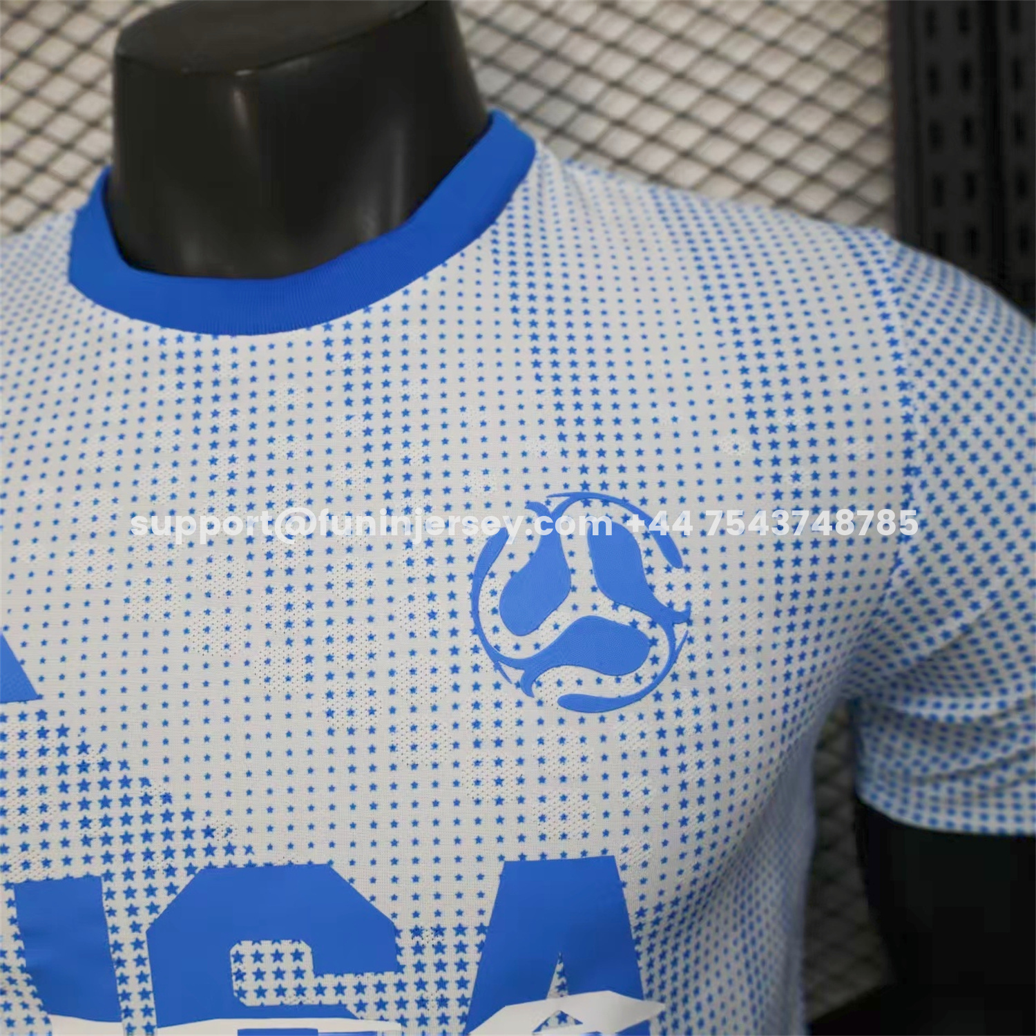 Funinjersey-United States USA 25-26 World Cup Promotion Blue Jersey - Player Version