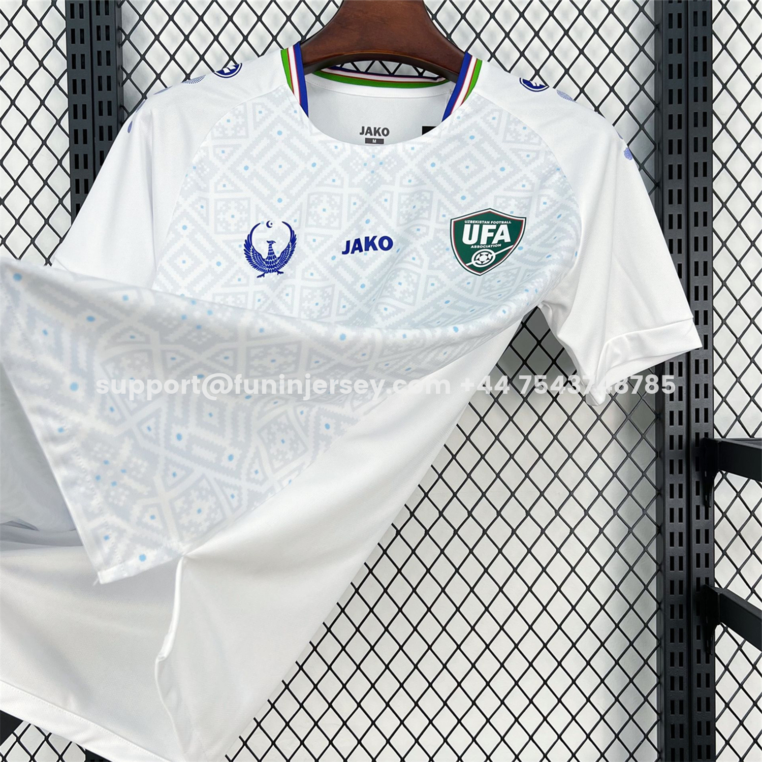 Funinjersey-Uzbekistan 2026 Away Jersey - Fans Version
