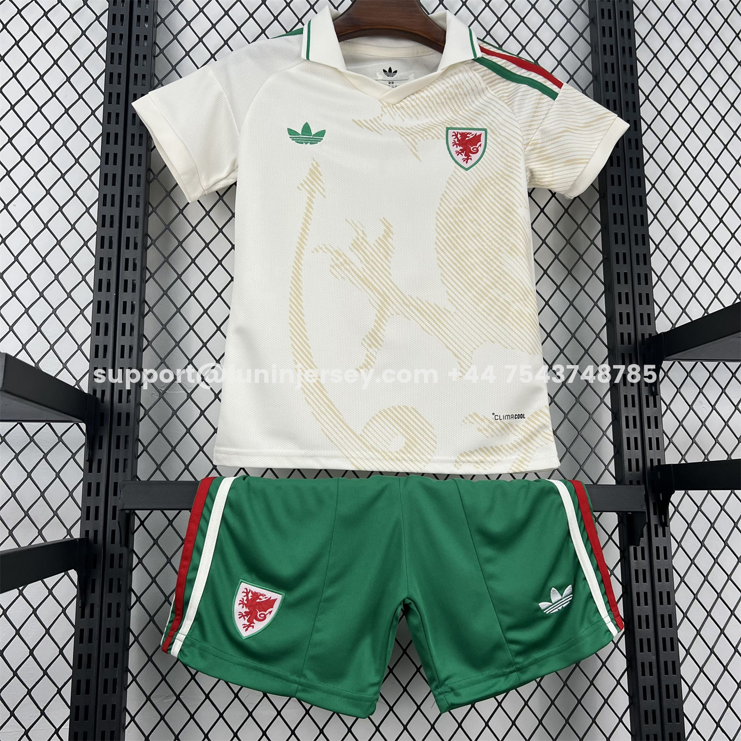 Funinjersey-Wales 2026 Away Kids Kit