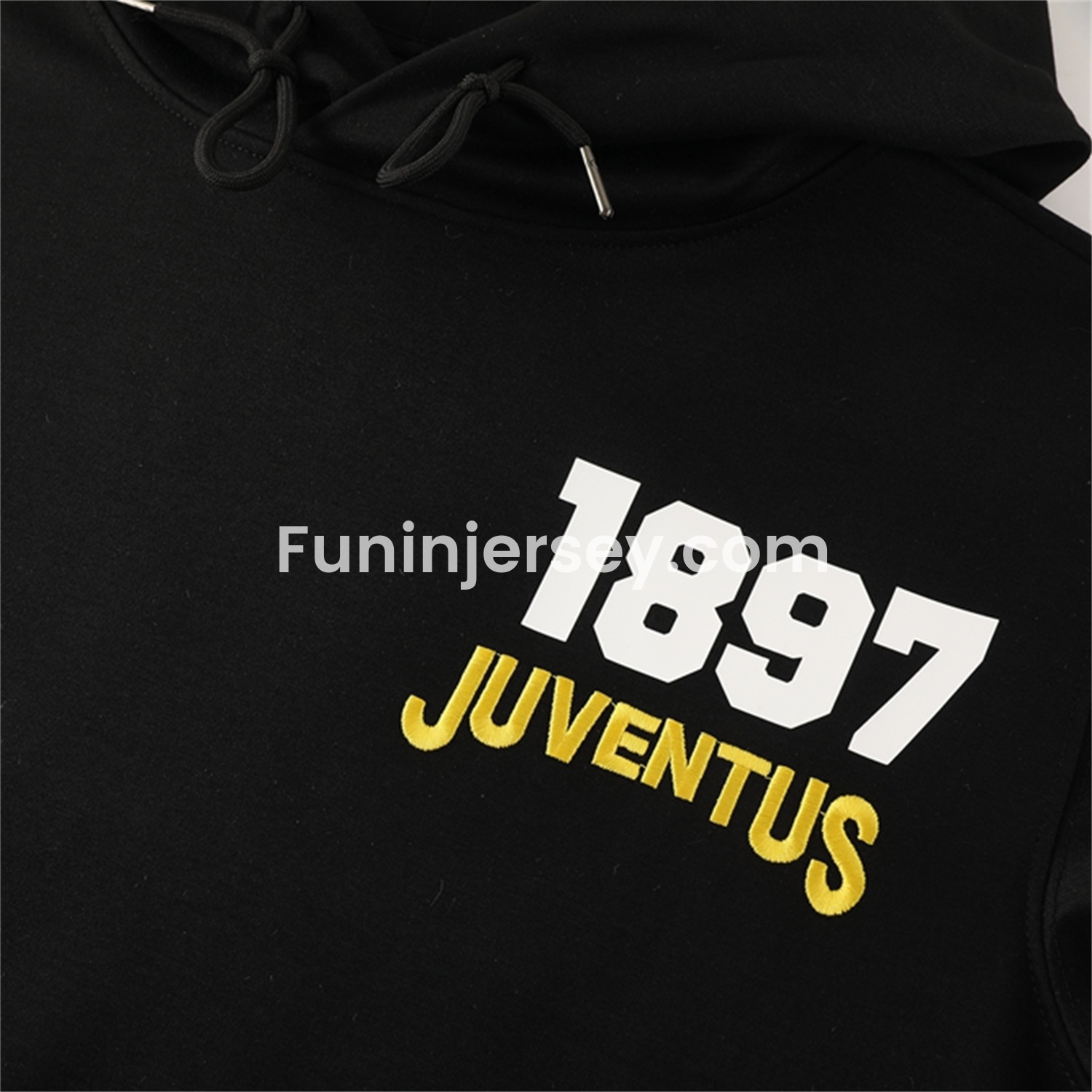 Funinjersey-Juventus 25-26 Originals Varsity Hoodie Set - Black Hoodie and Pants