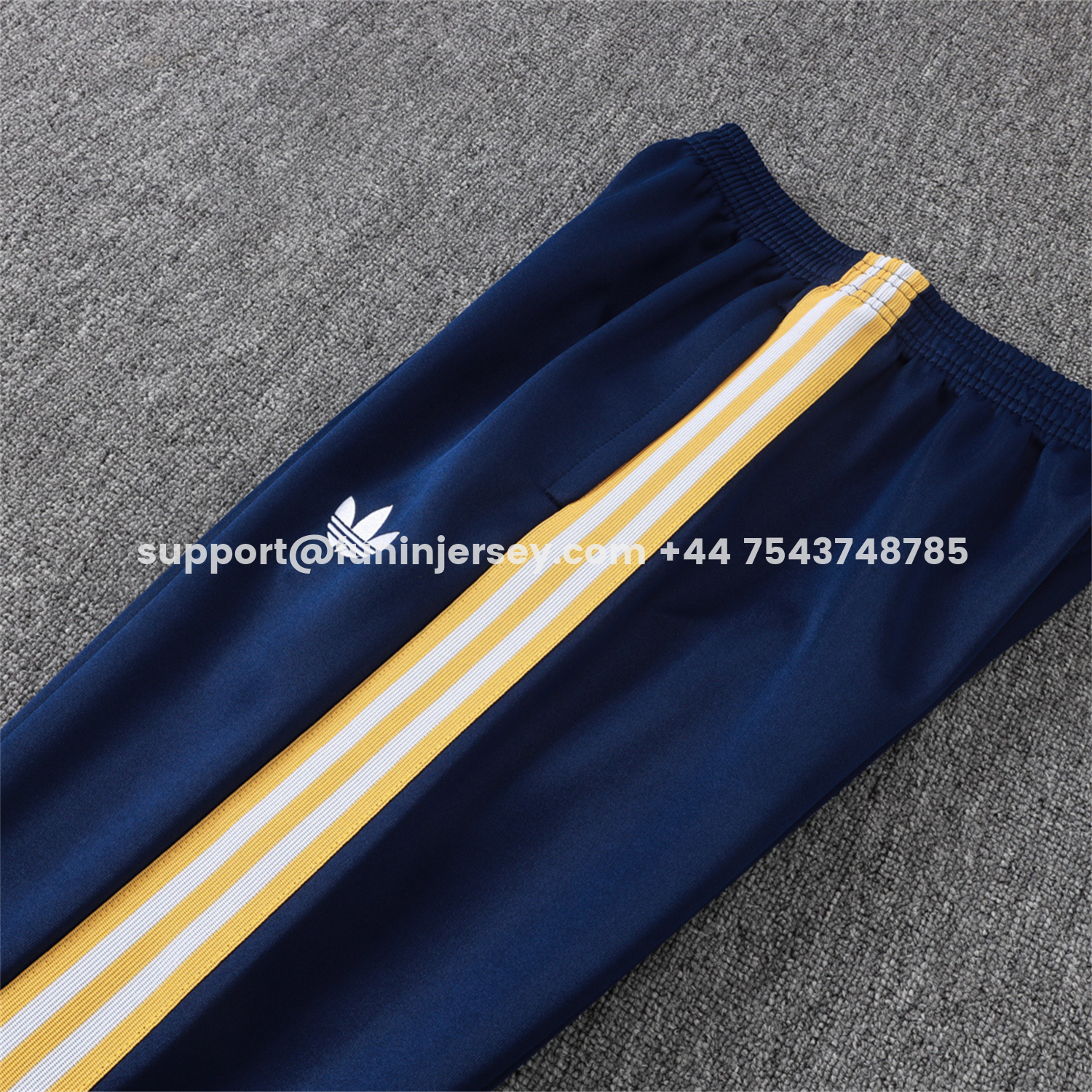 Funinjersey-Real Madrid 26-27 Long Sleeves Training Set - Dark Blue Top And Pants