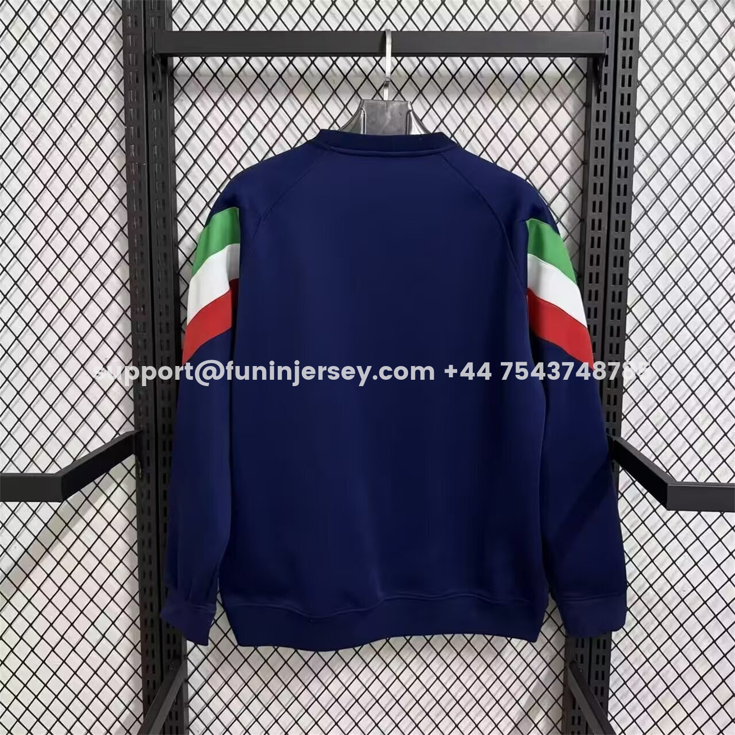 Funinjersey-Italy 2026 Deep Blue Unisex Pullover Hoodie