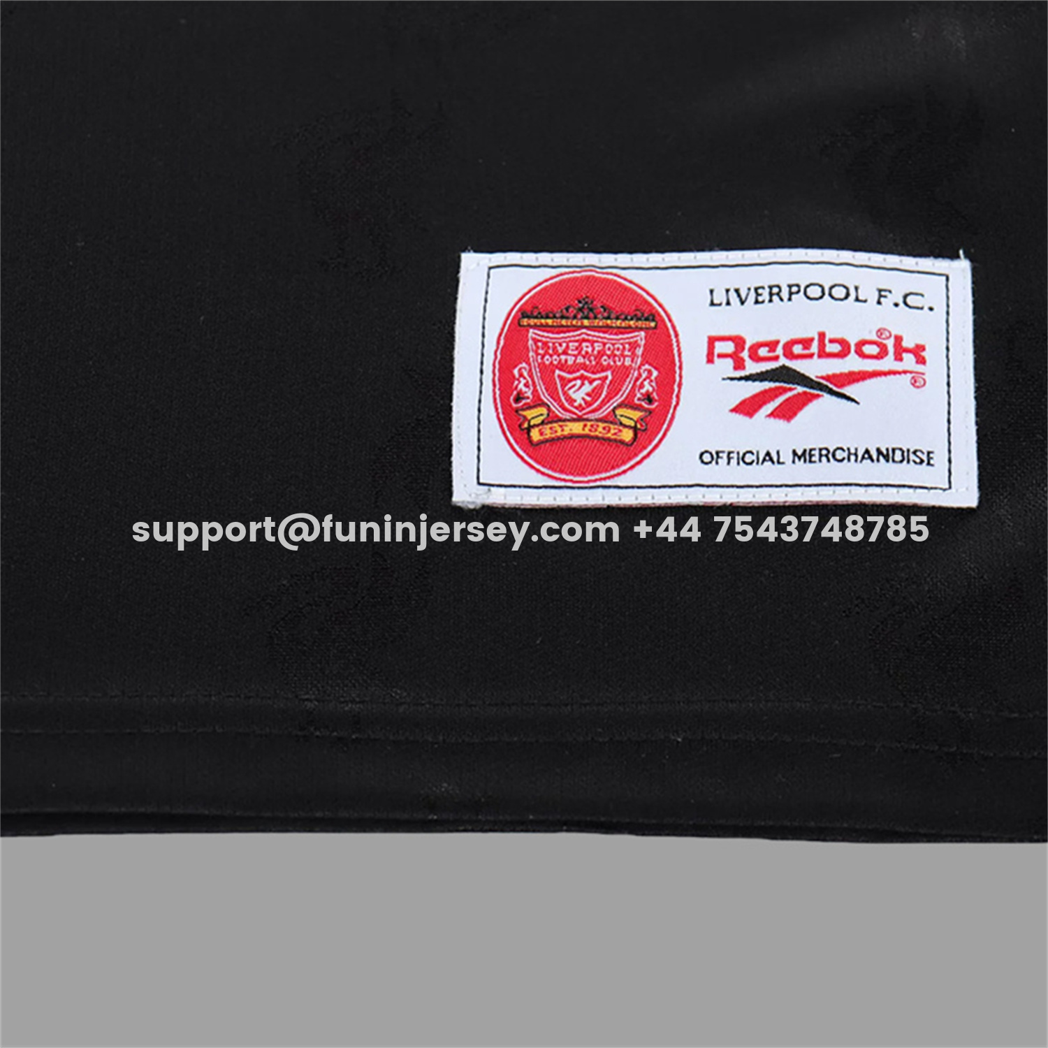 Funinjersey-Retro Liver.pool 1996-97 Black Special Kids Kit