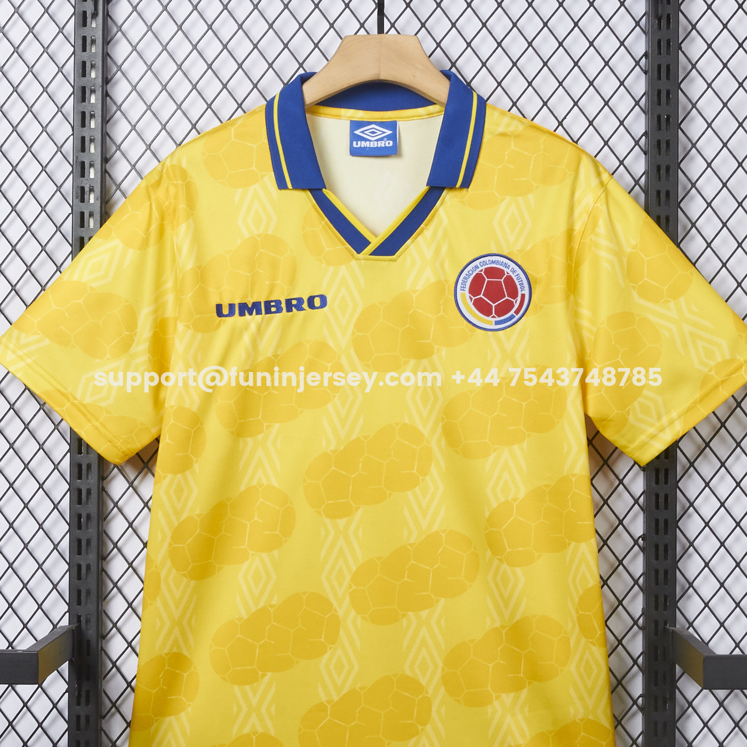 Funinjersey-Retro Colombia 1994 Home Jersey
