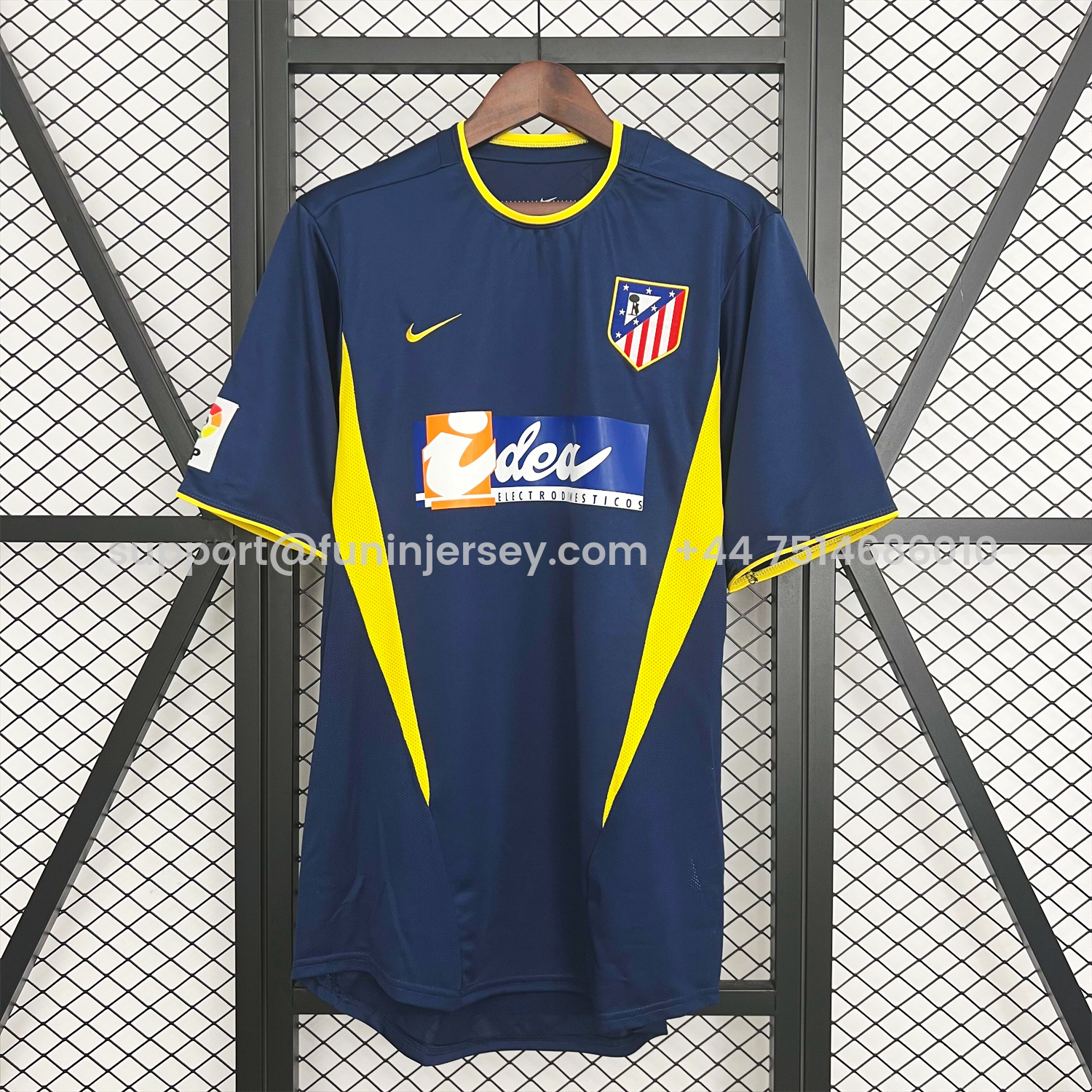 Funinjersey-Retro Atletico Madrid 2002-03 Away Jersey