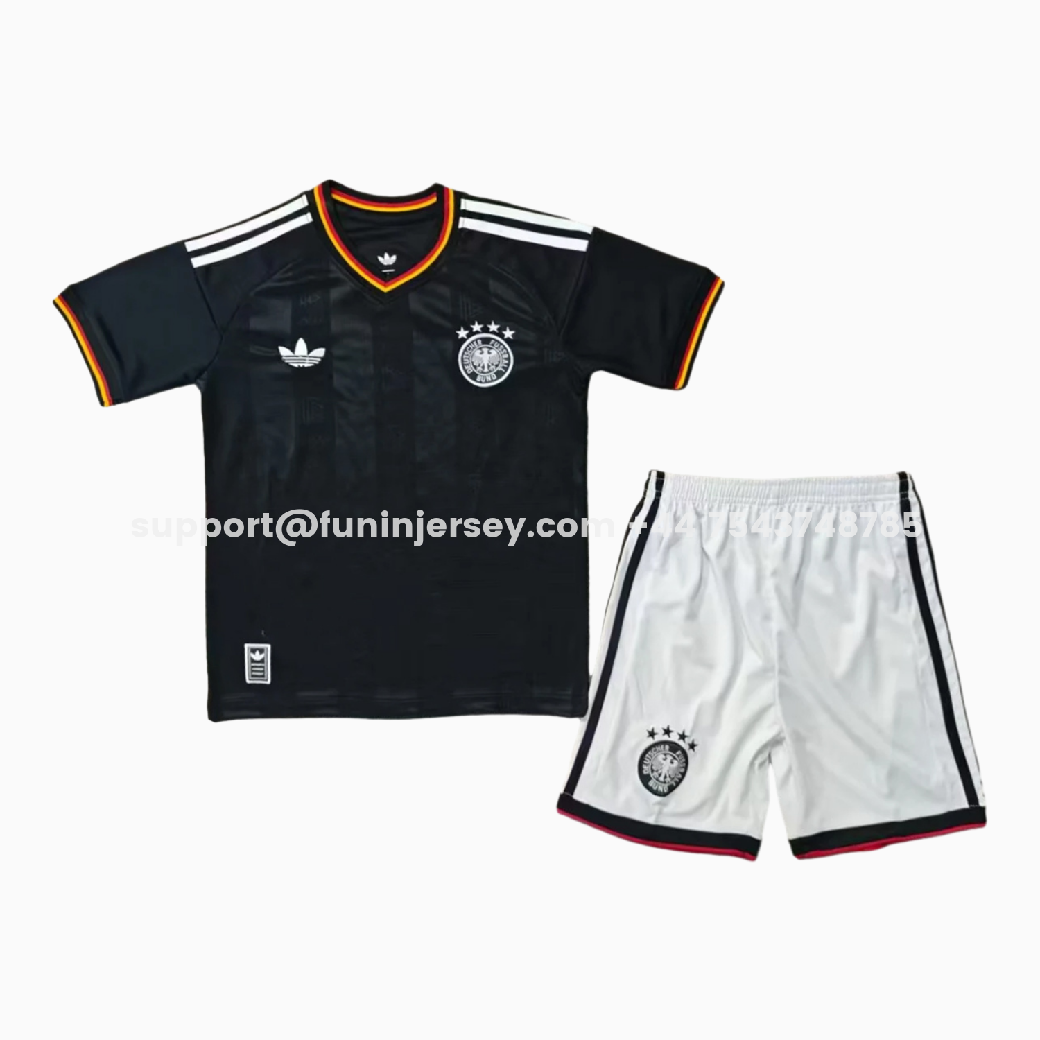 Funinjersey-Germany 2026 Black Special Kids Kit