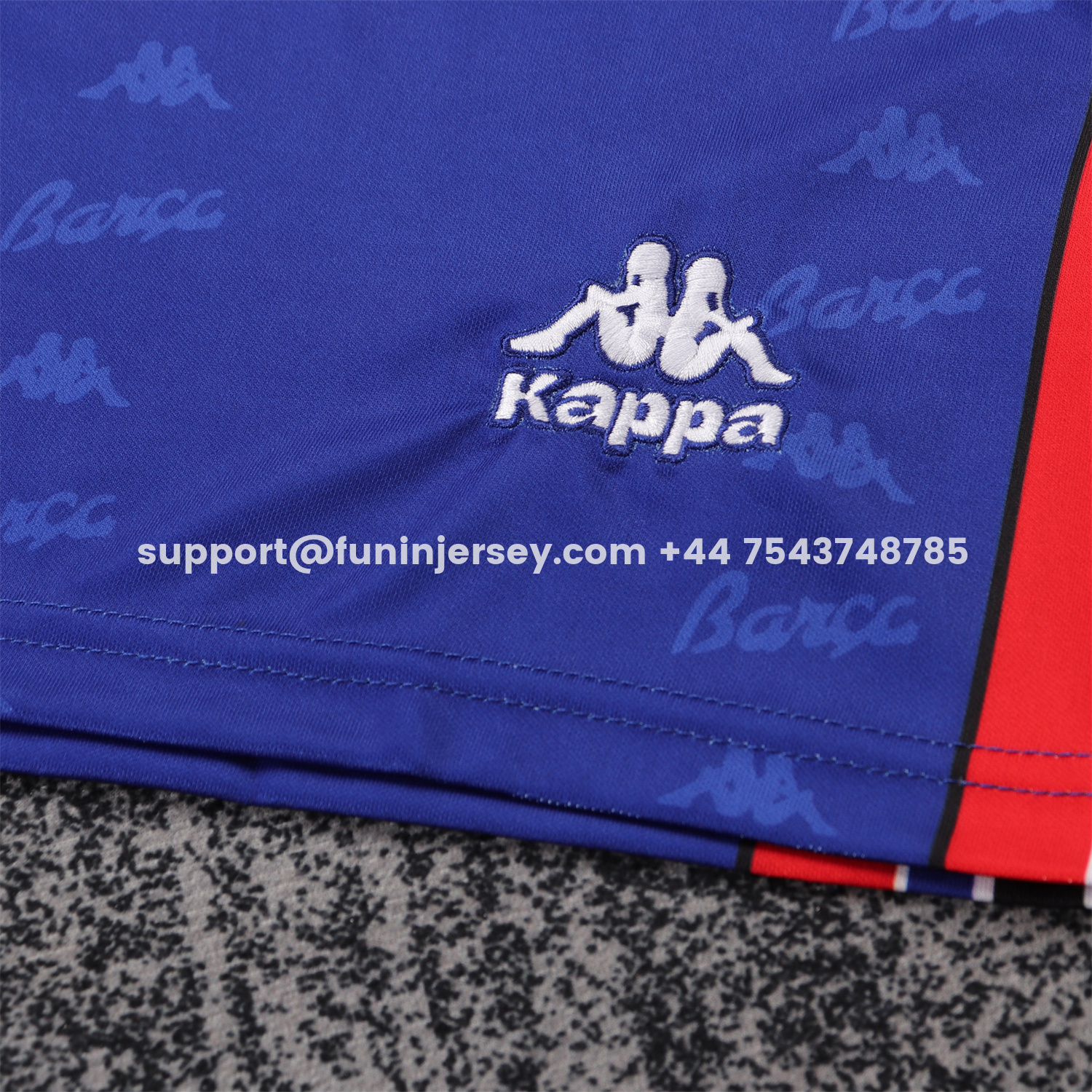 Funinjersey-Retro Barcelona 1996-97 Home Kids Kit