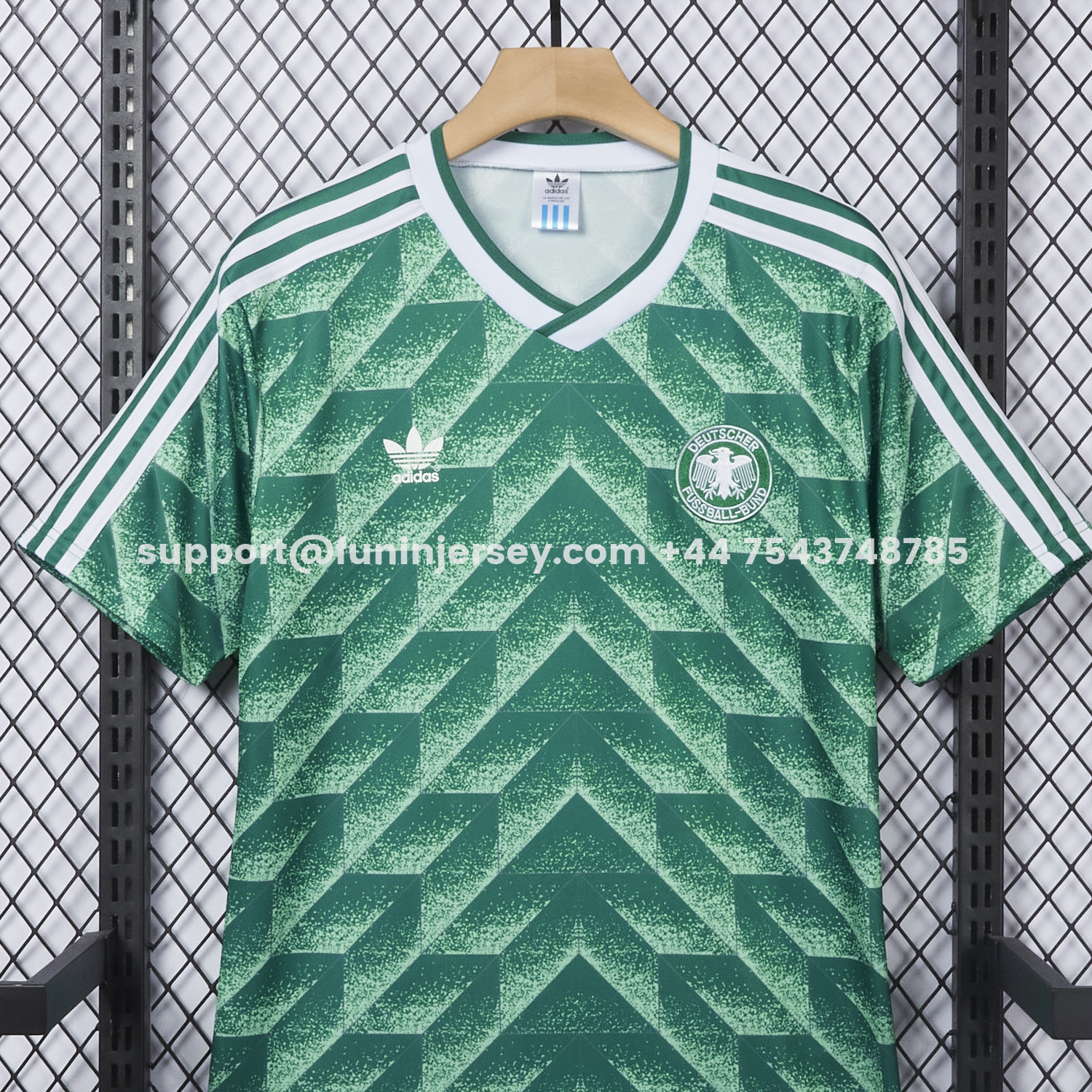 Funinjersey-Retro Germany 1990 Away Green Jersey