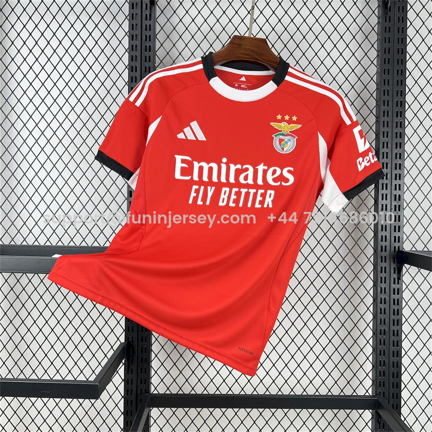 Funinjersey-Benfica 25-26 Home Jersey - Fans Version