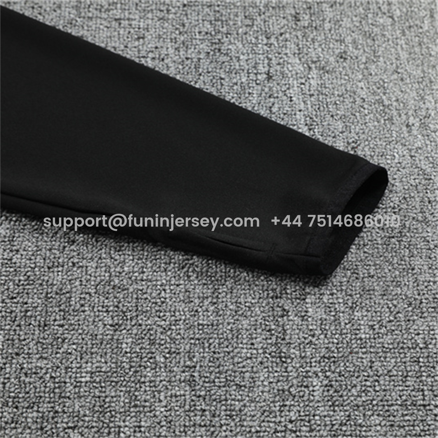 Funinjersey-Ajax 25-26 Long Sleeve Training Set - Black Top and Black Pants