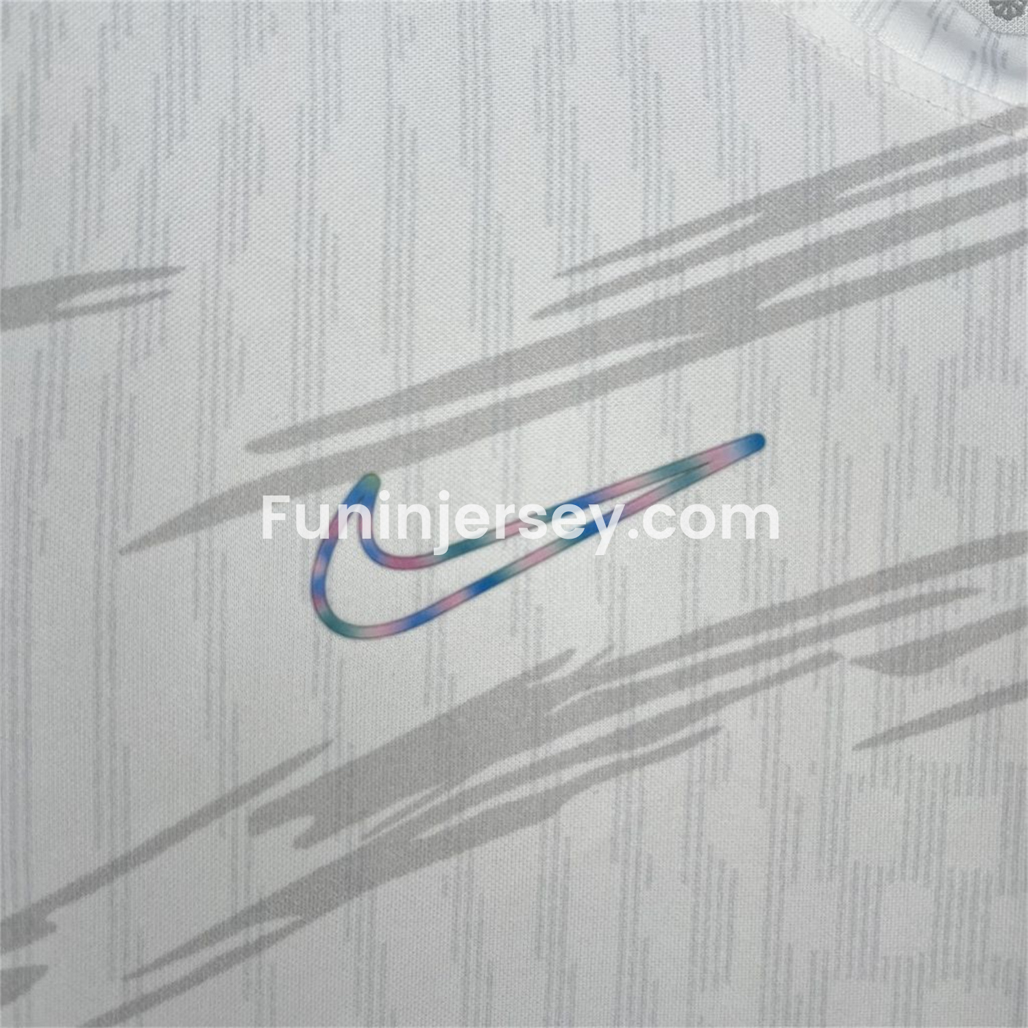 Funinjersey-Barcelona 25-26 Colored Cuffs White Jersey - Fans Version