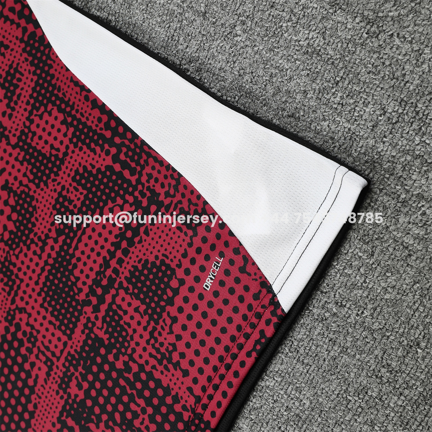 Funinjersey-RB Leipzig 25-26 Short-Sleeve Training Set- Red Top & Black Shorts