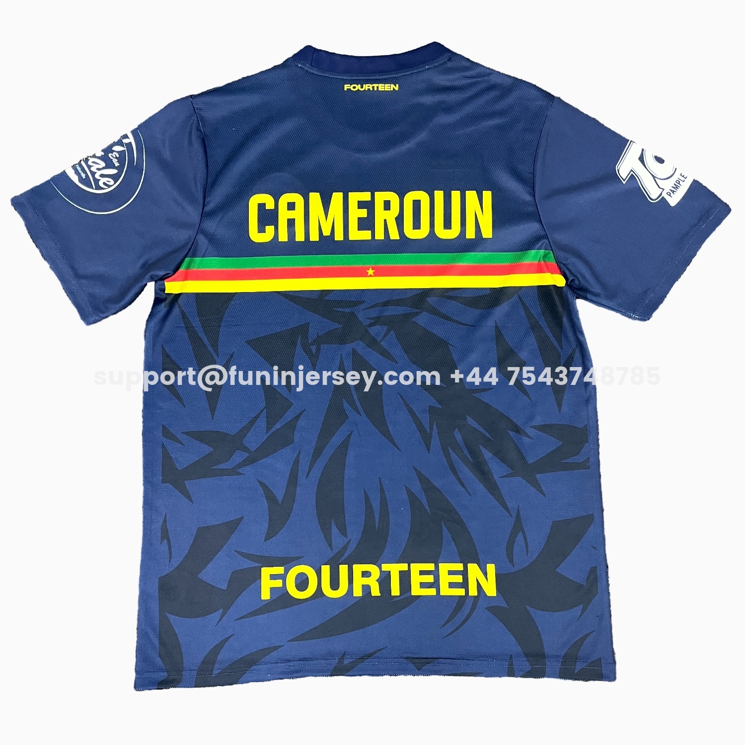 Funinjersey-Cameroon 25-26 Blue Training Jersey - Fans Version