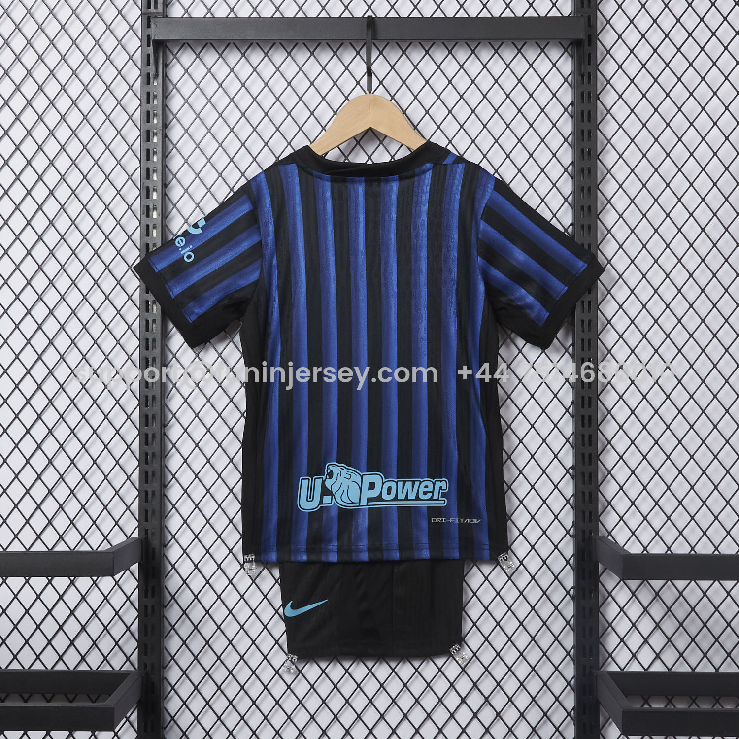 Funinjersey-Inter Milan 25-26 Home Kids Kit - Player Version