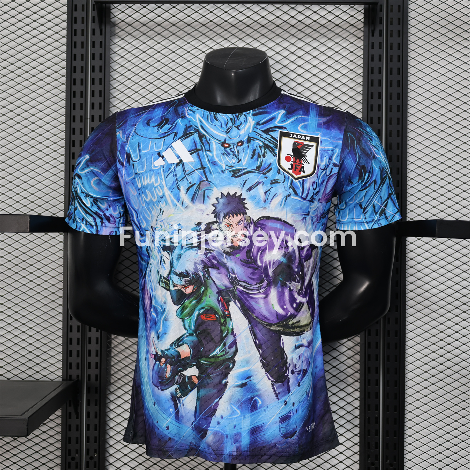 Funinjersey-Japan 25-26 Kakashi and Obito Blue Special Jersey - Player Version