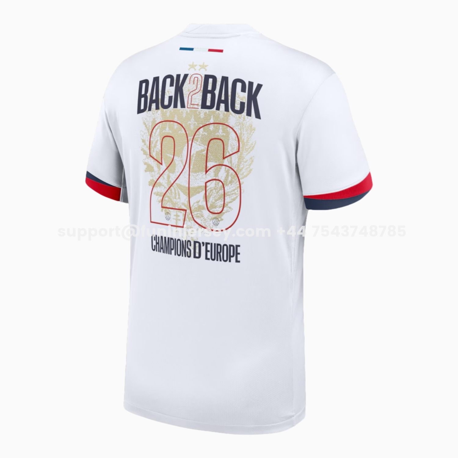 FUN-Funinjersey-【Champion 26 Font】Paris Saint-Germain PSG 25-26 Away Jersey - Fans Version
