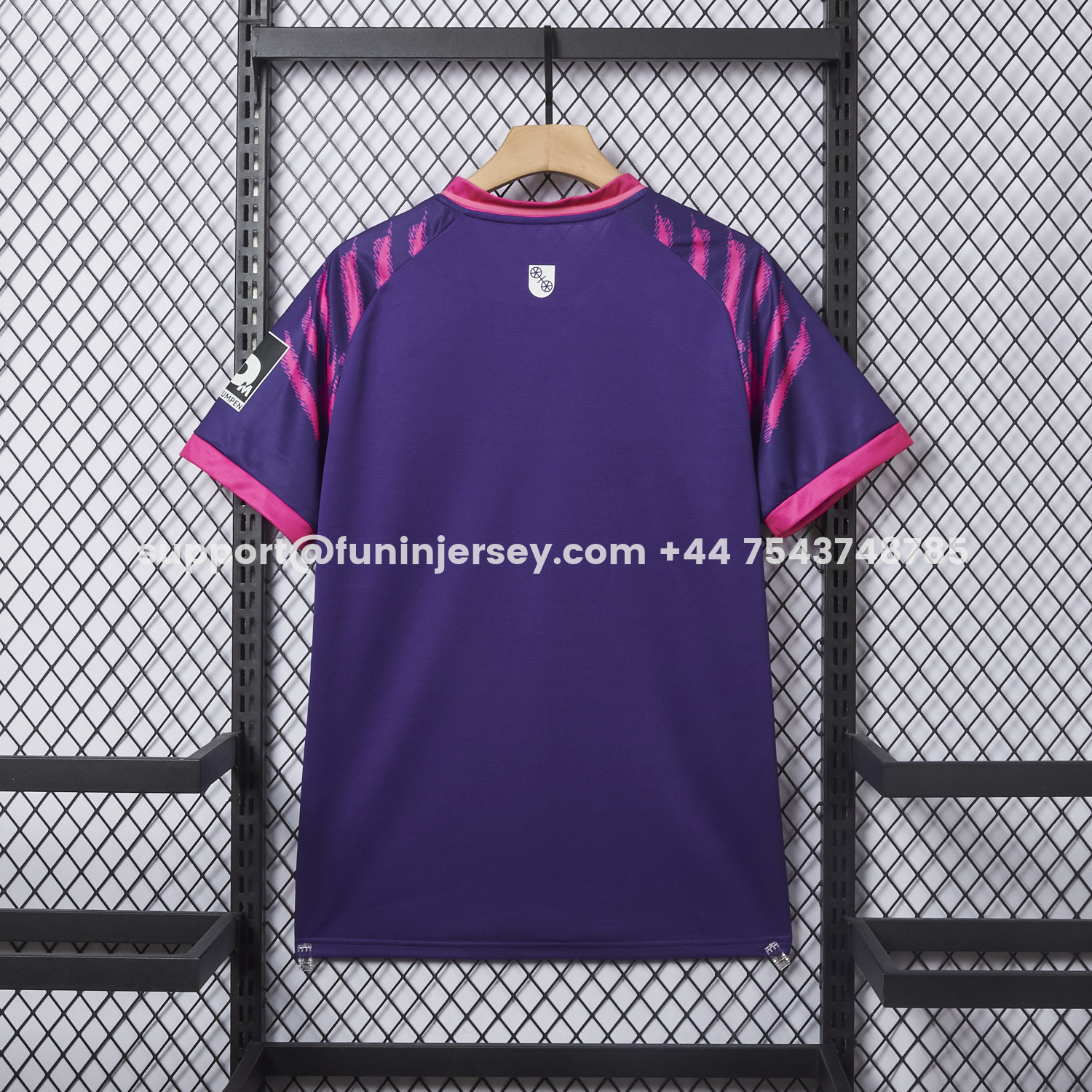 Funinjersey-Mainz 25-26 Away Purple Jersey - Fans Version