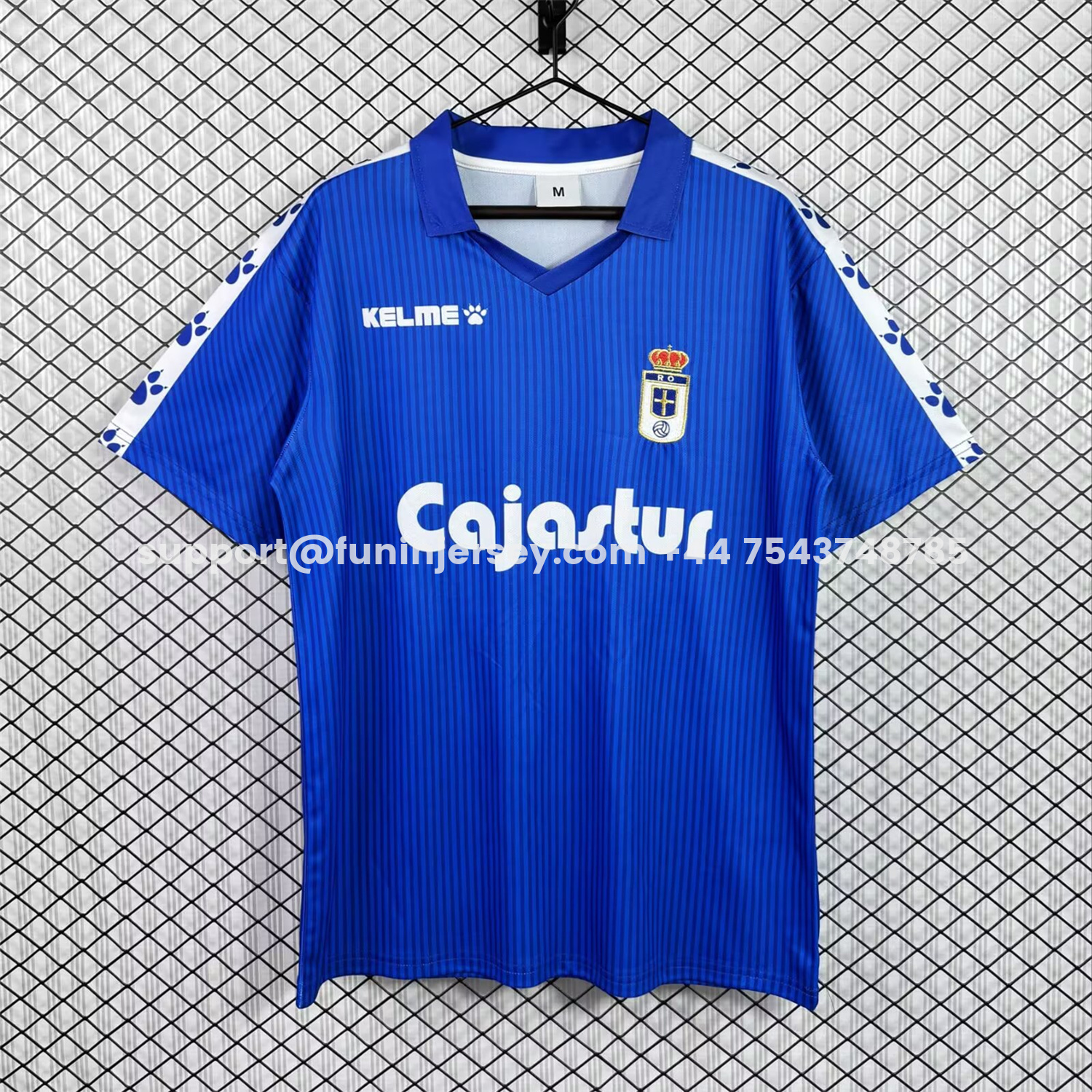 Funinjersey-Retro Real Oviedo 1992-93 Home Jersey