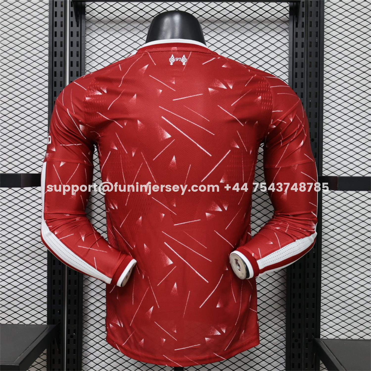 Funinjersey-Liver.pool 26-27 Home Long Sleeves Jersey - Player Version
