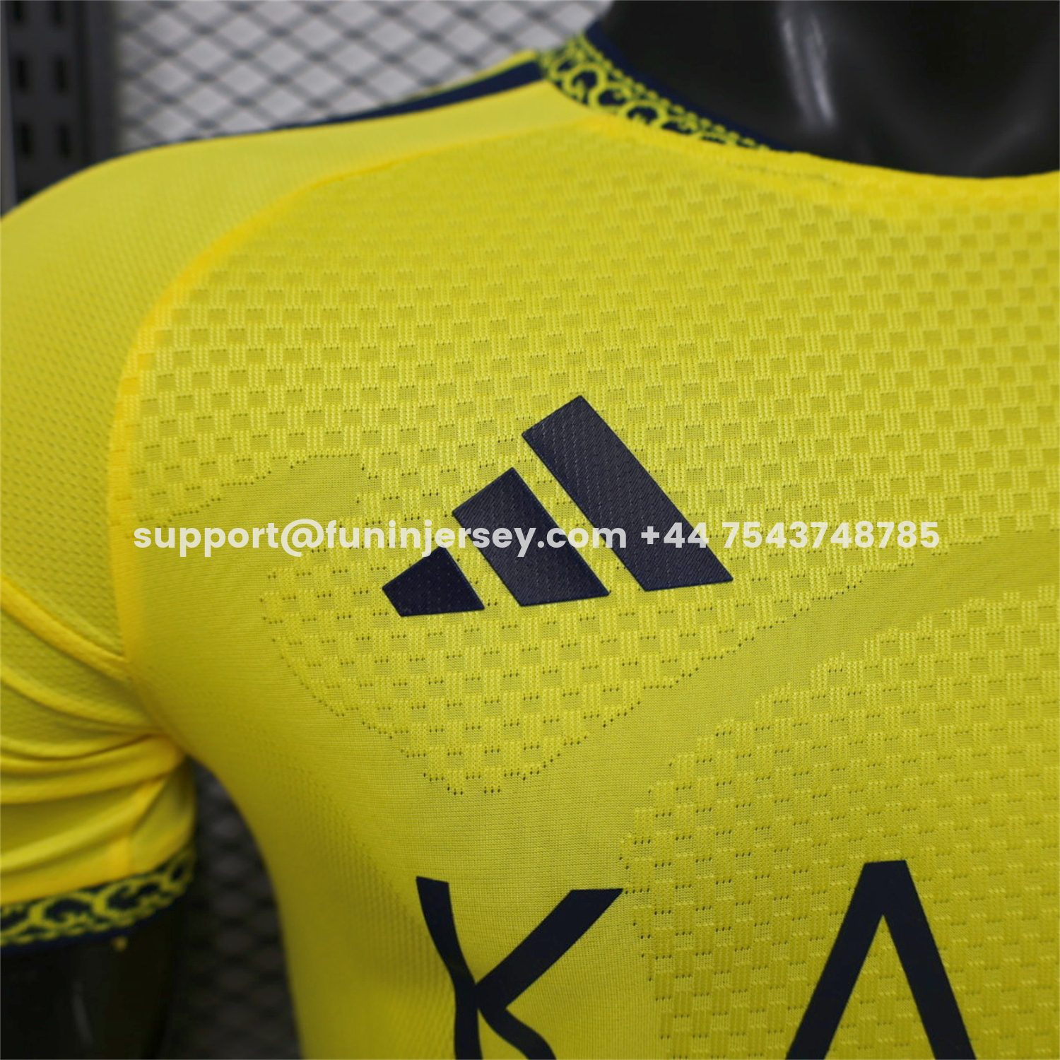Funinjersey-Al Nassr Riyadh Victory 26-27 Home Jersey With Sponsors - Player Version