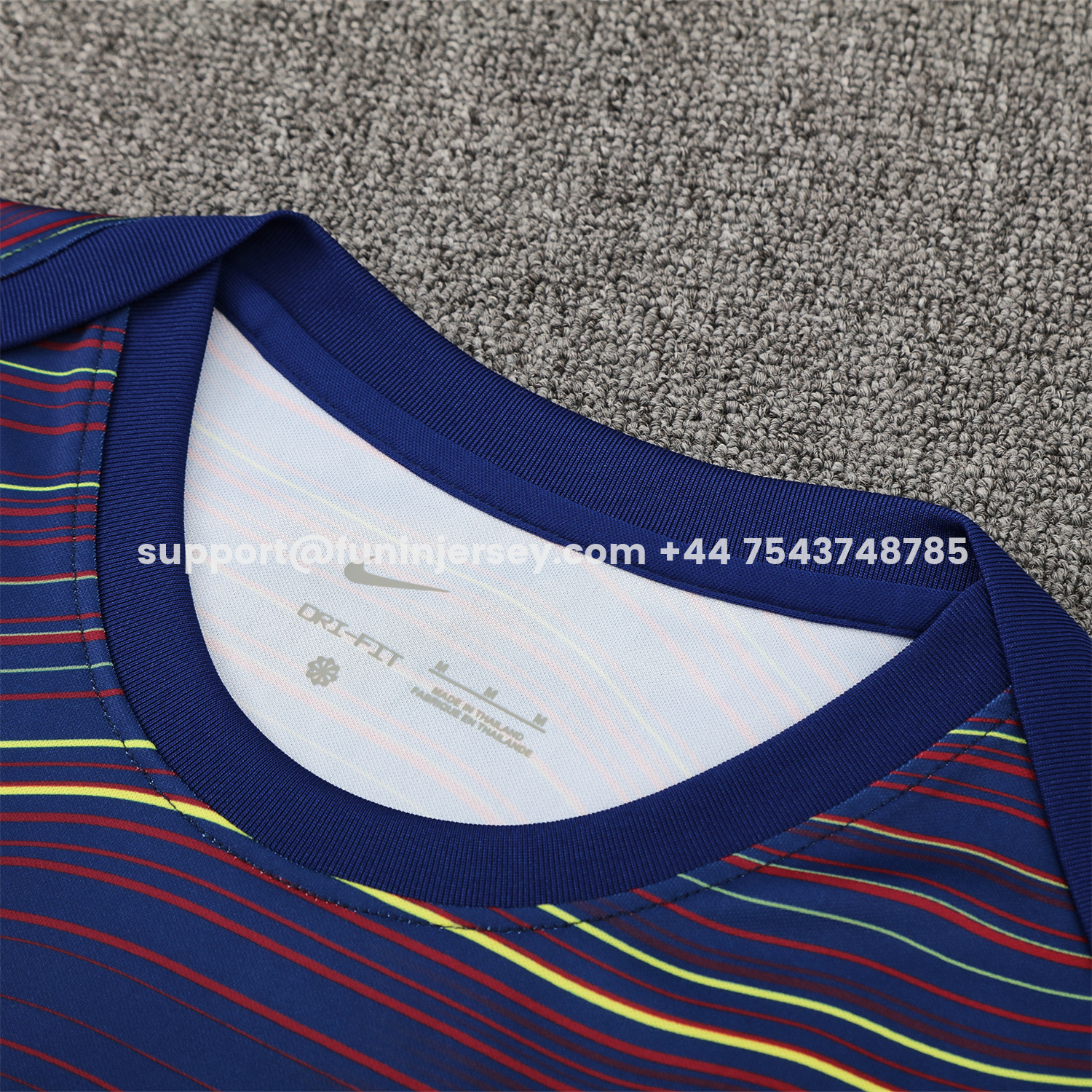Funinjersey-Barcelona 25-26 Short-Sleeve Training Set - Colors Top & Dark Blue Pants