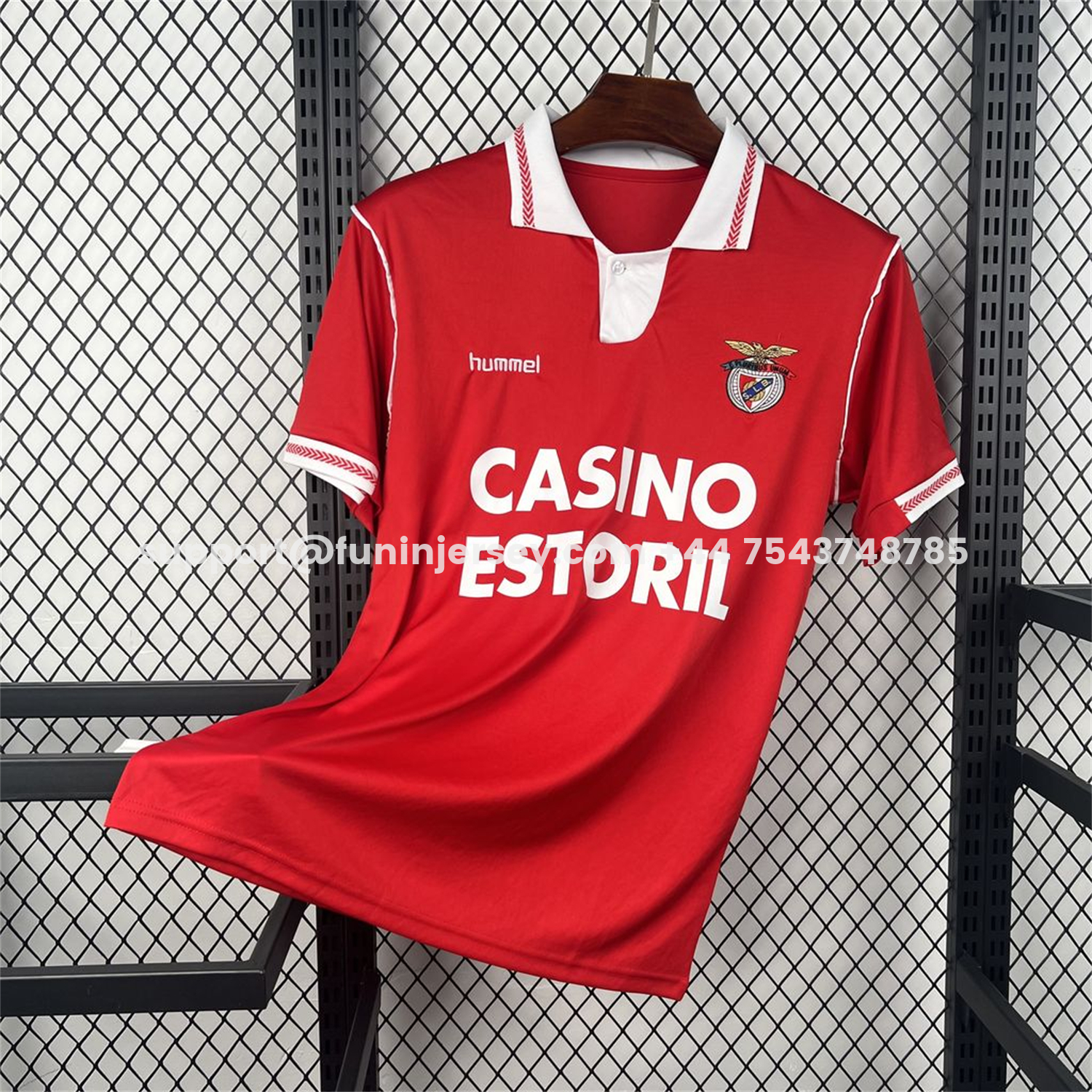 Funinjersey-Retro Benfica 1992-93 Home Jersey