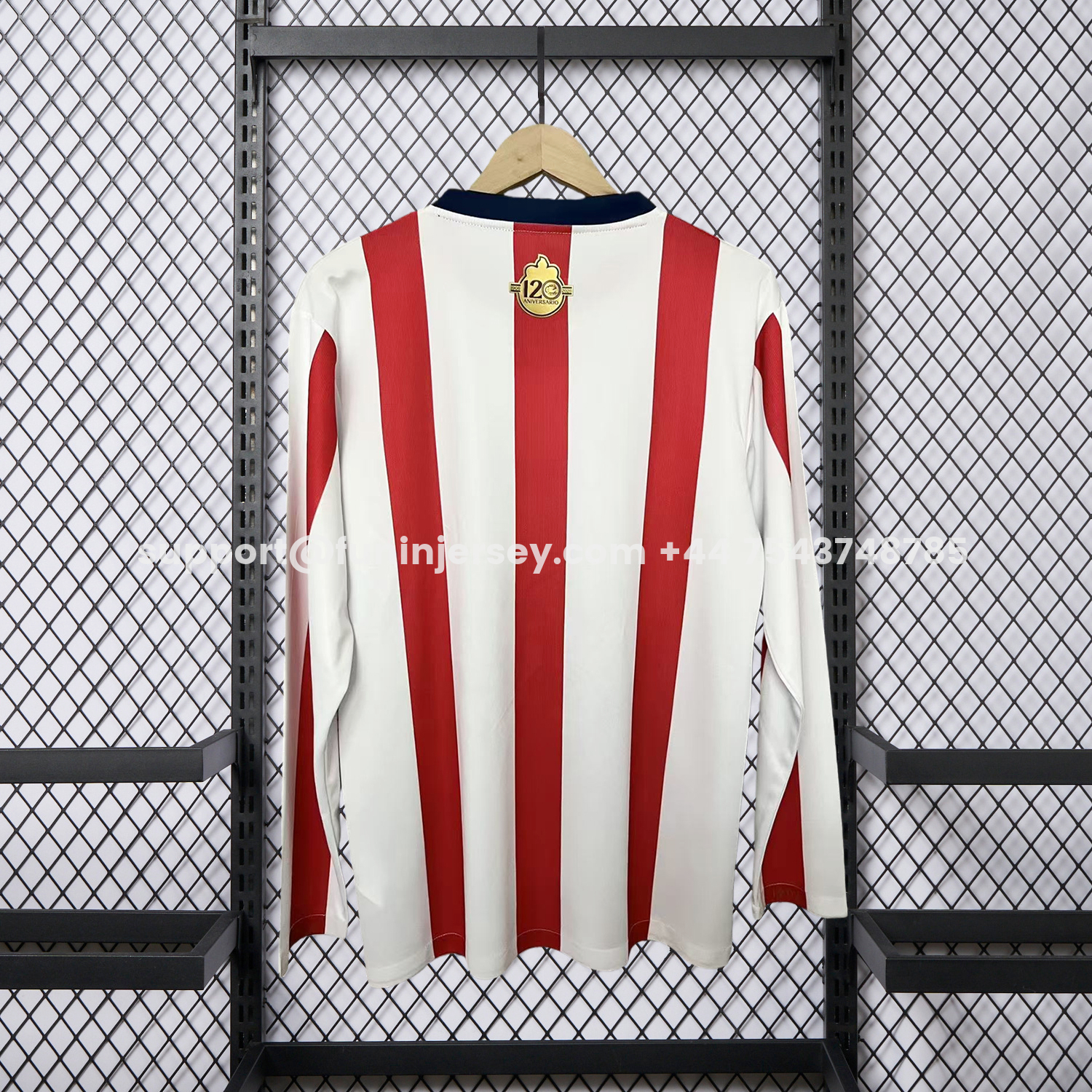 Funinjersey-Chivas de Guadalajara 120th Anniversary Long Sleeve Jersey - Fans Version