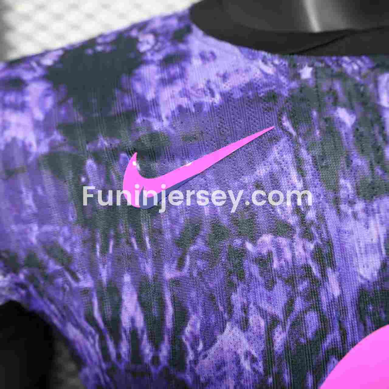 Funinjersey-Barcelona 25-26 Purple Rock Pattern Jersey - Player Version