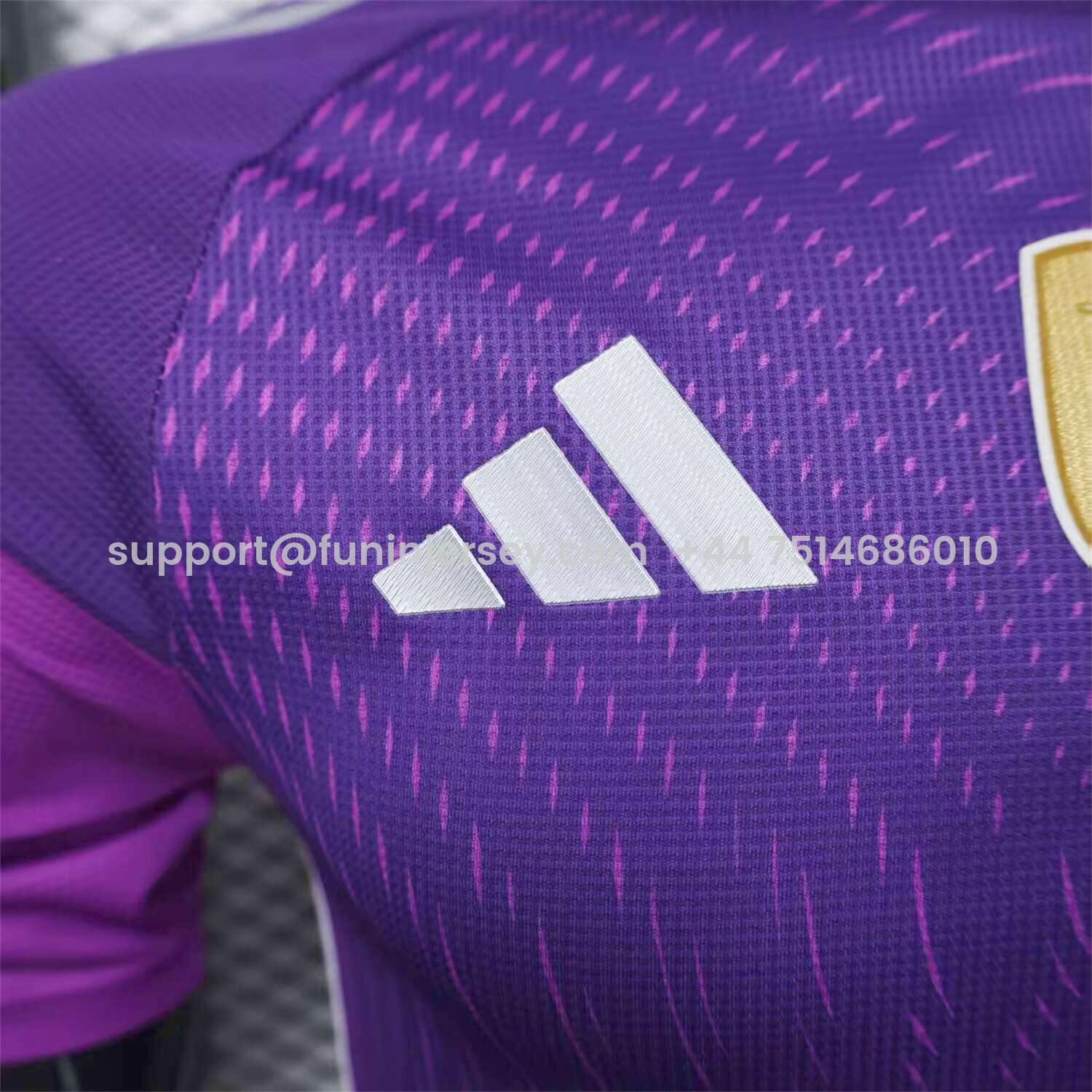 Funinjersey-Argentina 25-26 Purple Goalkeeper Jersey - Player Version