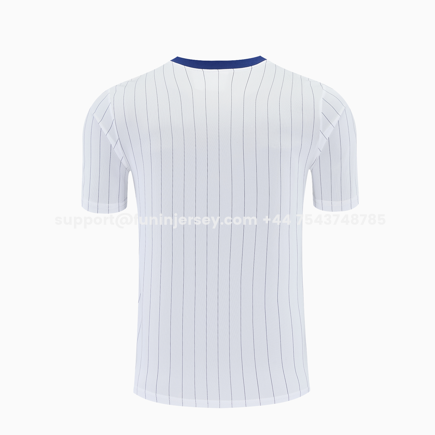 Funinjersey-Roma 25-26 Retro Style Short-Sleeve Training Set - White Top & White Pants