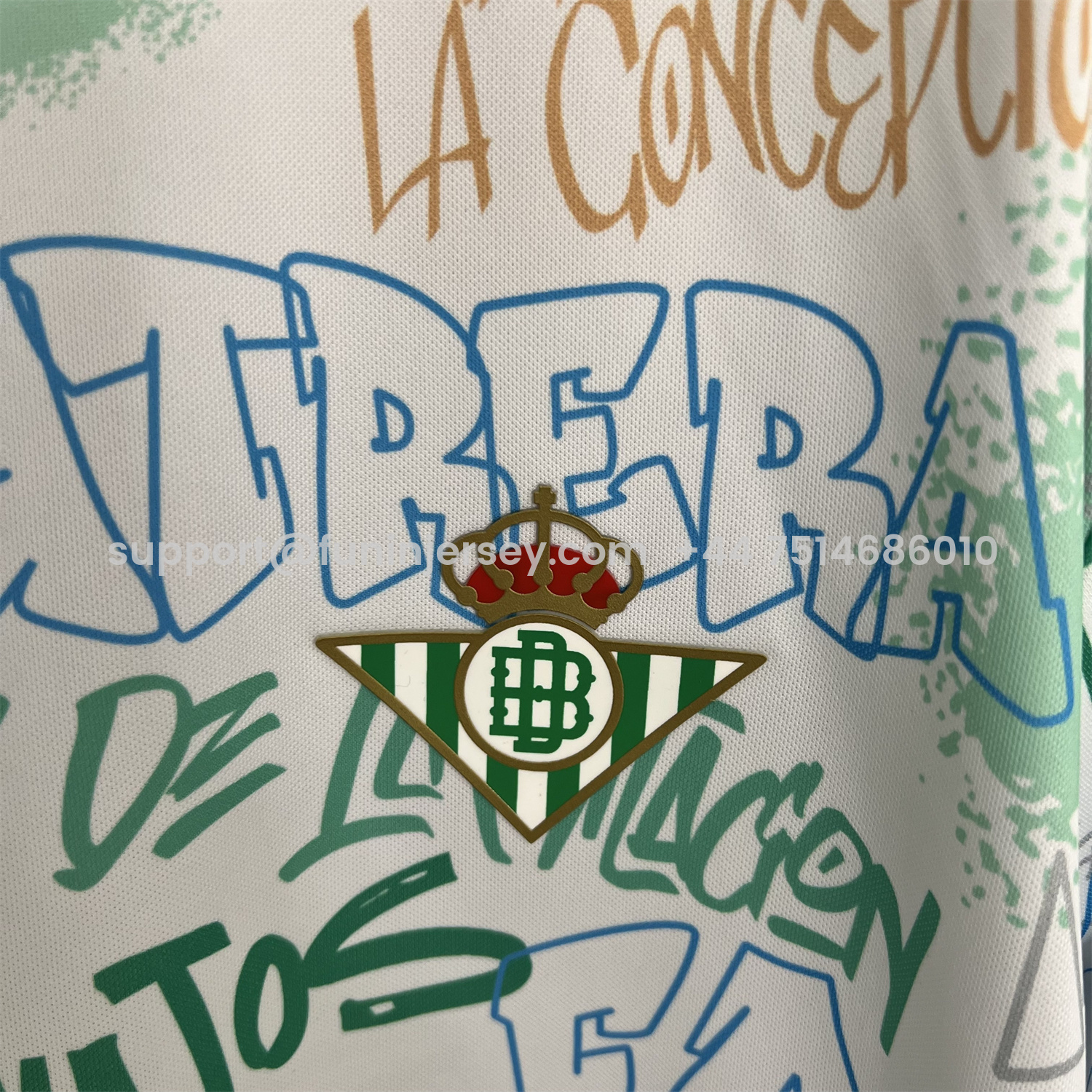 Funinjersey-Real Betis 25-26 Graffiti Style Special Jersey - Fans Version