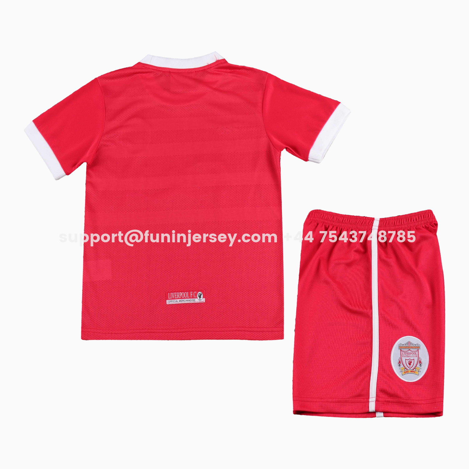 Funinjersey-Retro Liver.pool 1997-98 Home Kids Kit