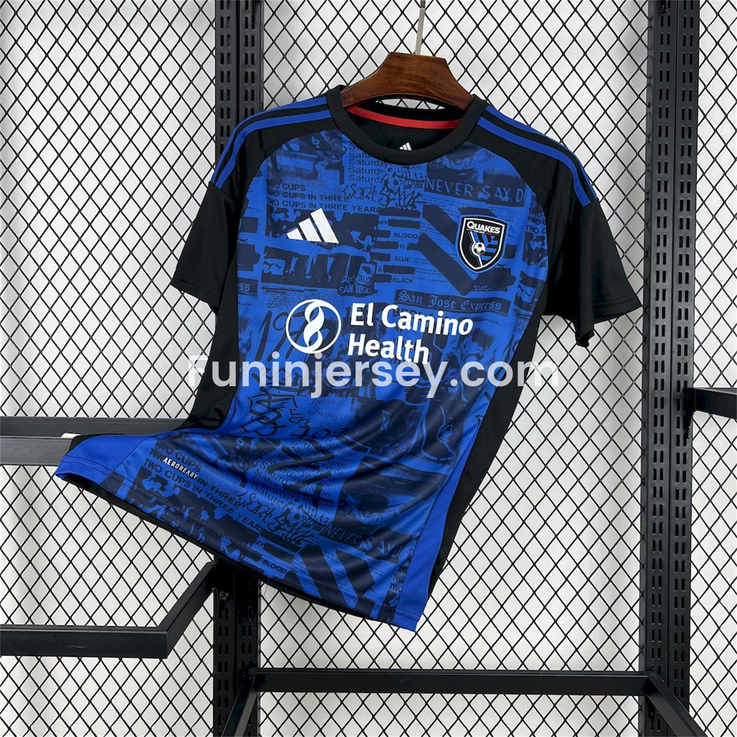 Funinjersey-San Jose Earthquakes 2025-26 Home Jersey - Fans Version
