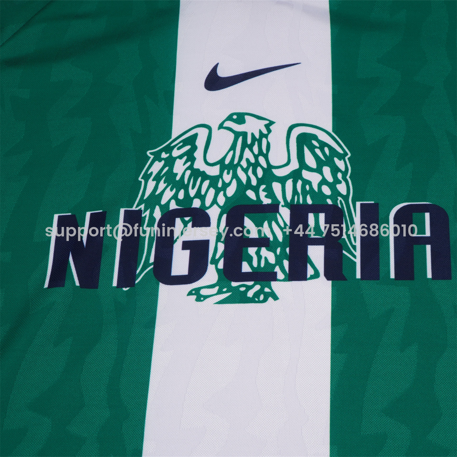 Funinjersey-Retro Nigeria 1996 Home Kids Kit