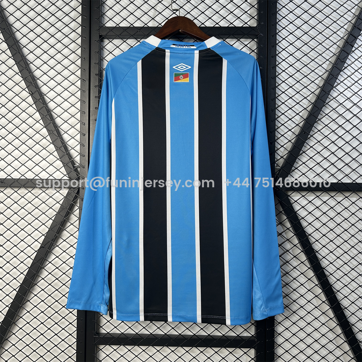 Funinjersey-Gremio 25-26 Home Unsponsored Long Sleeves Jersey - Fans Version