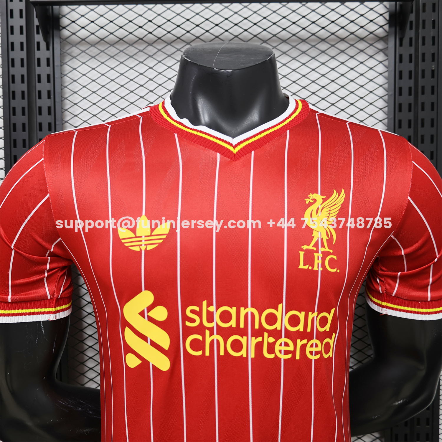 Funinjersey-Liver.pool 26-27 Terrace Icon Retro Casual Style Red Jersey - Player Version