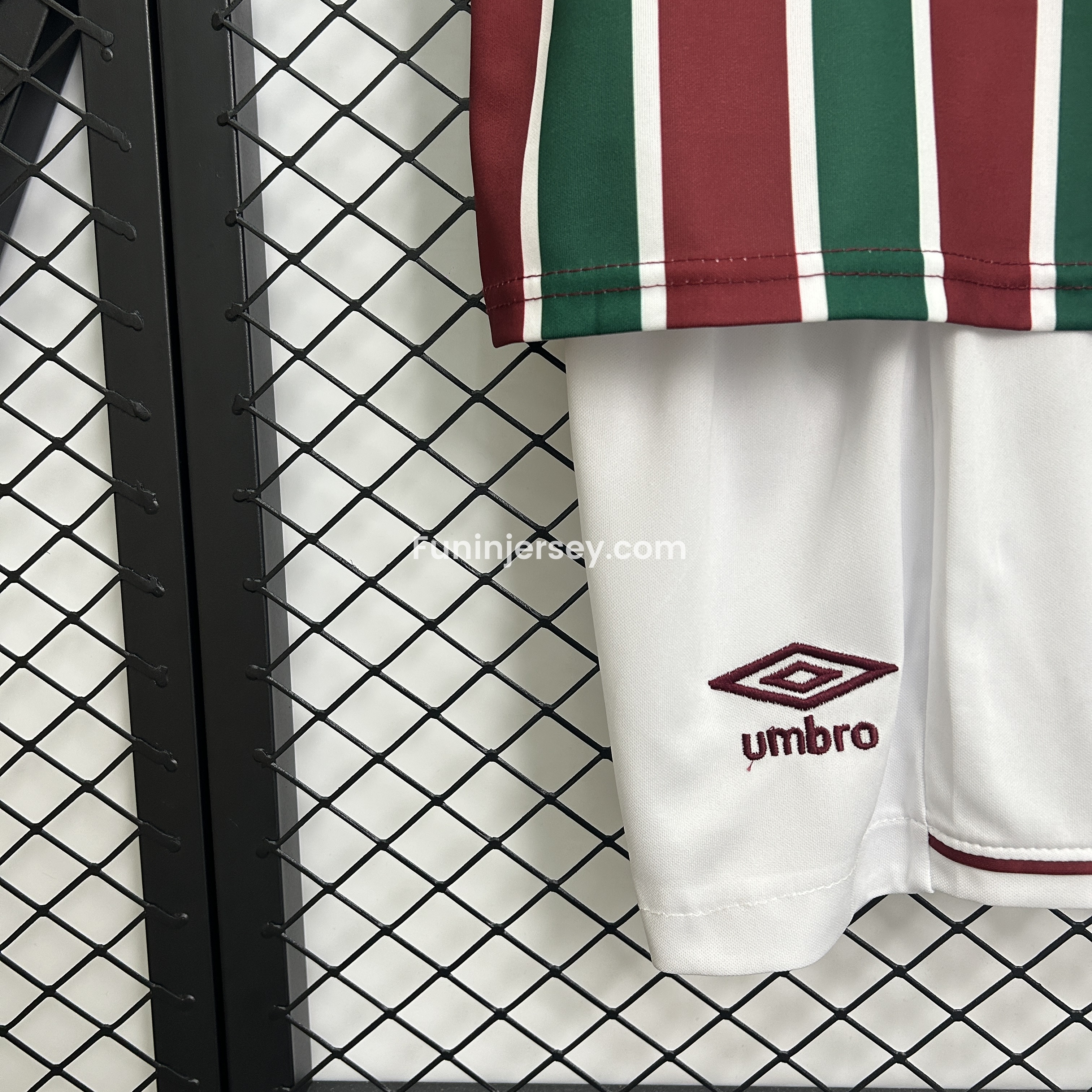Funinjersey-Fluminense 25-26 Home Kids Kit