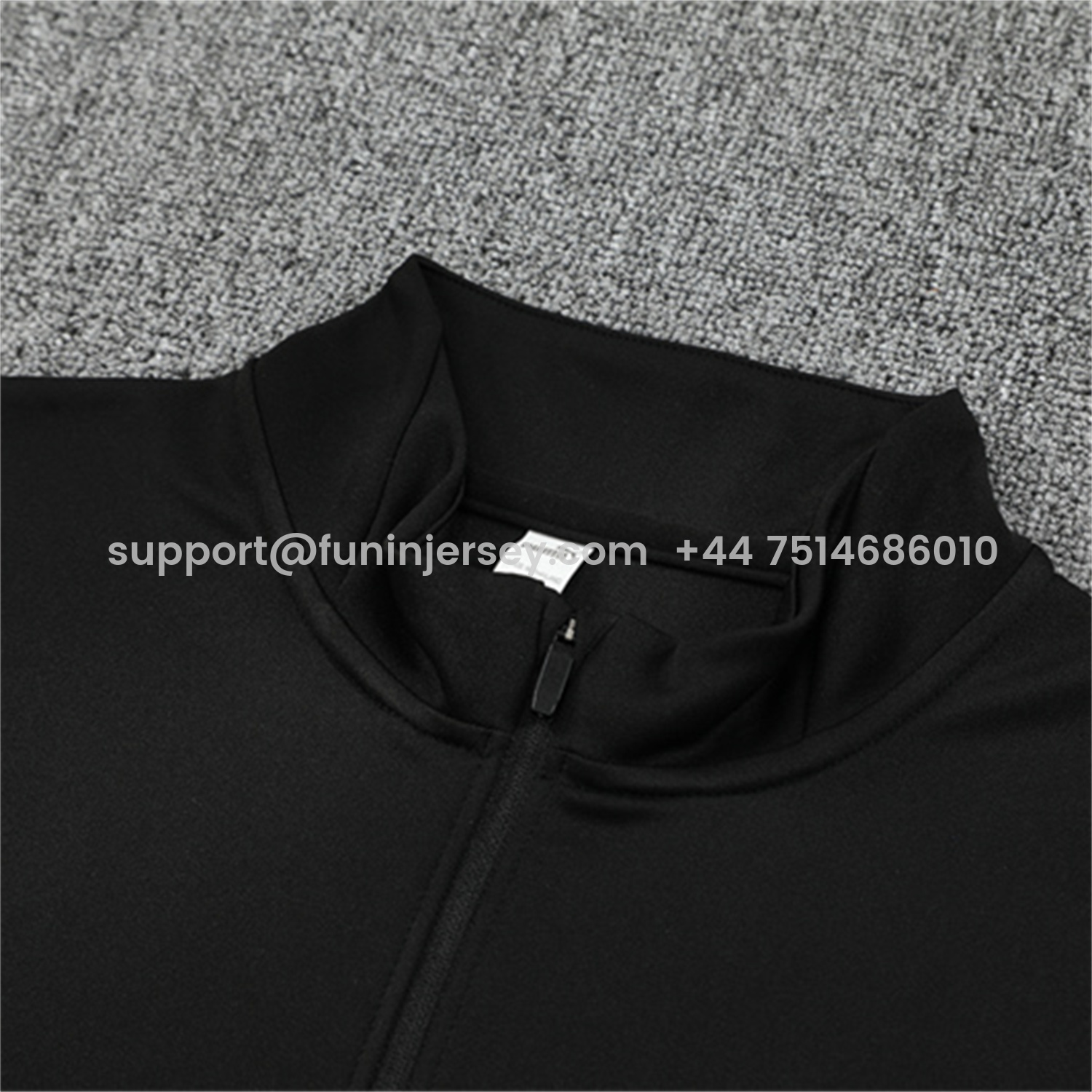 Funinjersey-Manchester City 25-26 Long Sleeve Training Set - Black Top & Black Pants