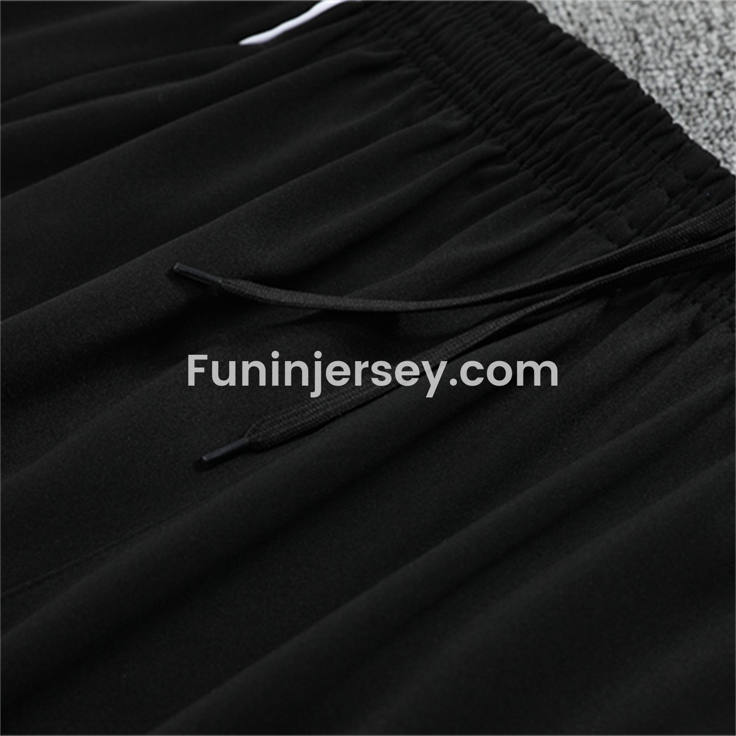 Funinjersey-INT M.A.M 25-26 Kid Long Sleeves Training Set - White Top & Black Pants