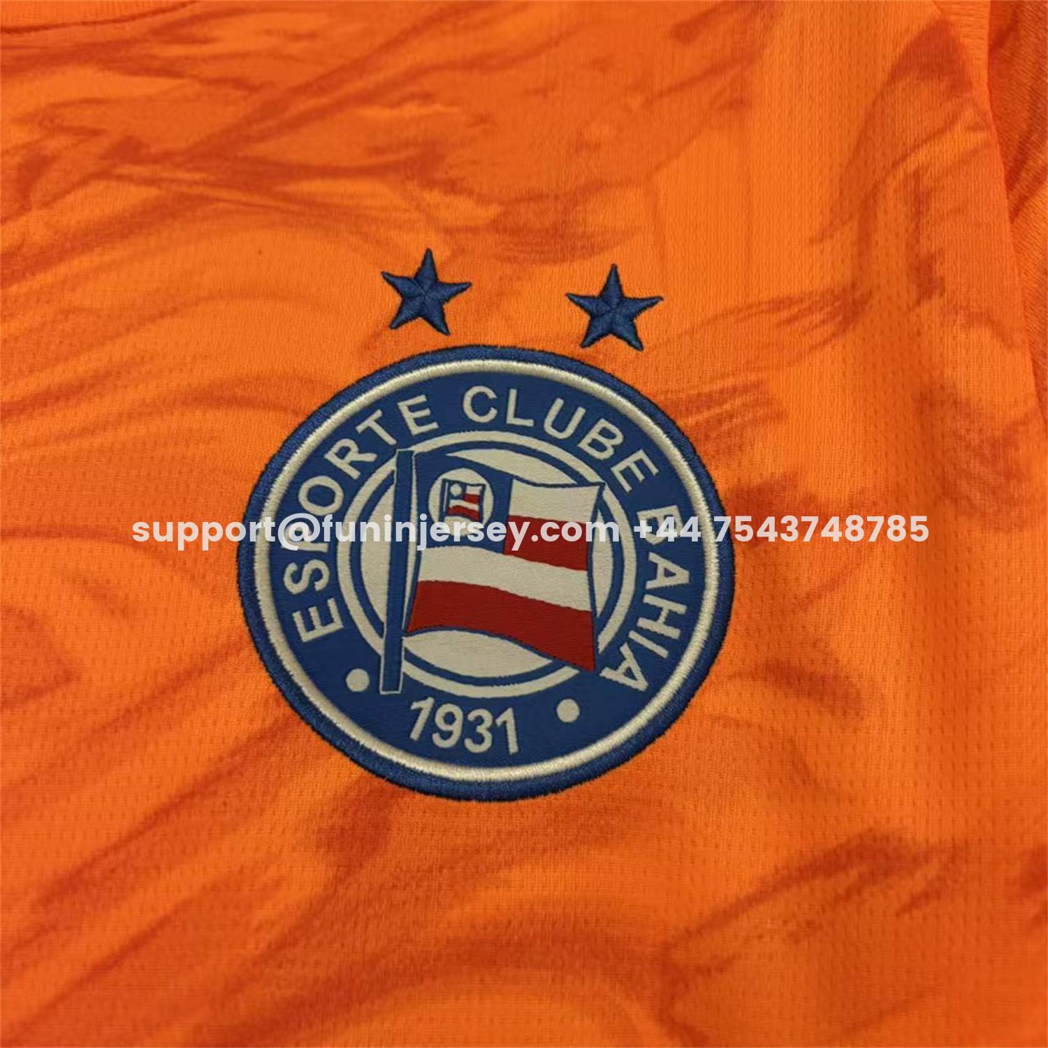 Funinjersey-Bahia 26-27 Orange Goalkeeper Jersey - Fans Version