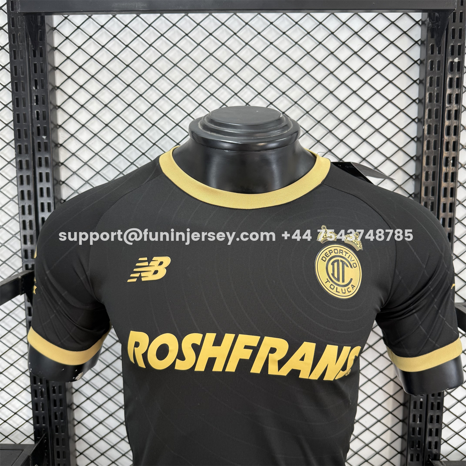 Funinjersey-【The Double Winners】Toluca 25-26 Black Special Jersey - Player Version