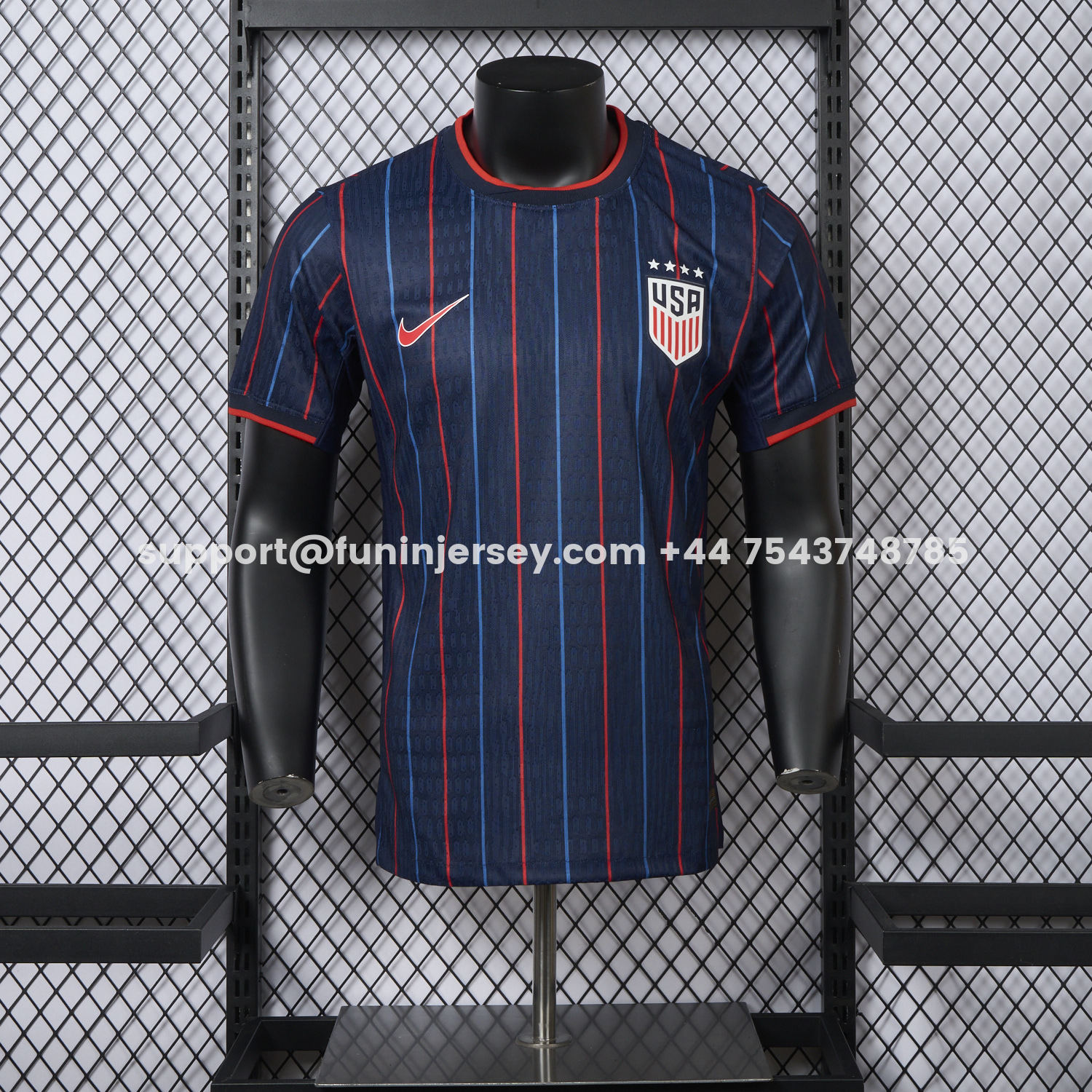 Funinjersey-United States USA 25-26 Women's Team Away Jersey - Men's Player Version