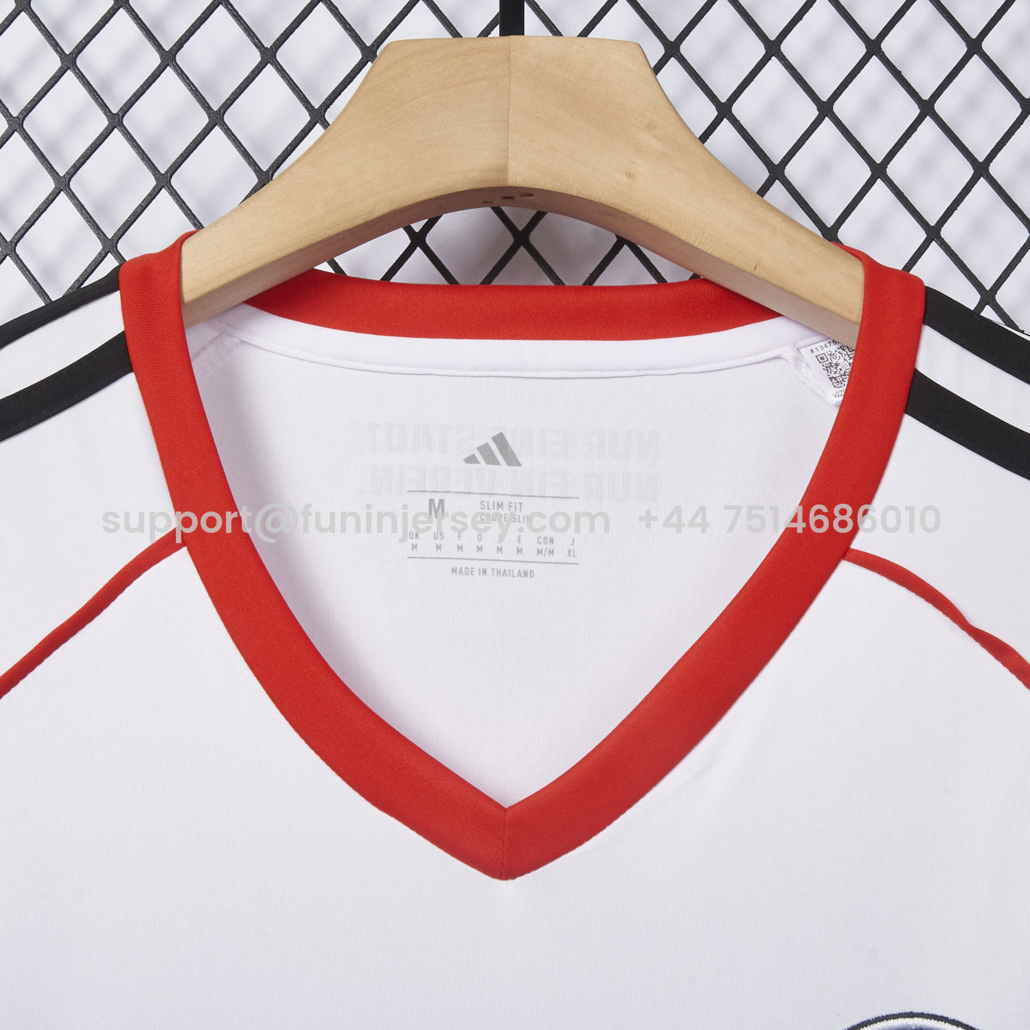 Funinjersey-Frankfurt 25-26 Away White Jersey - Fans Version