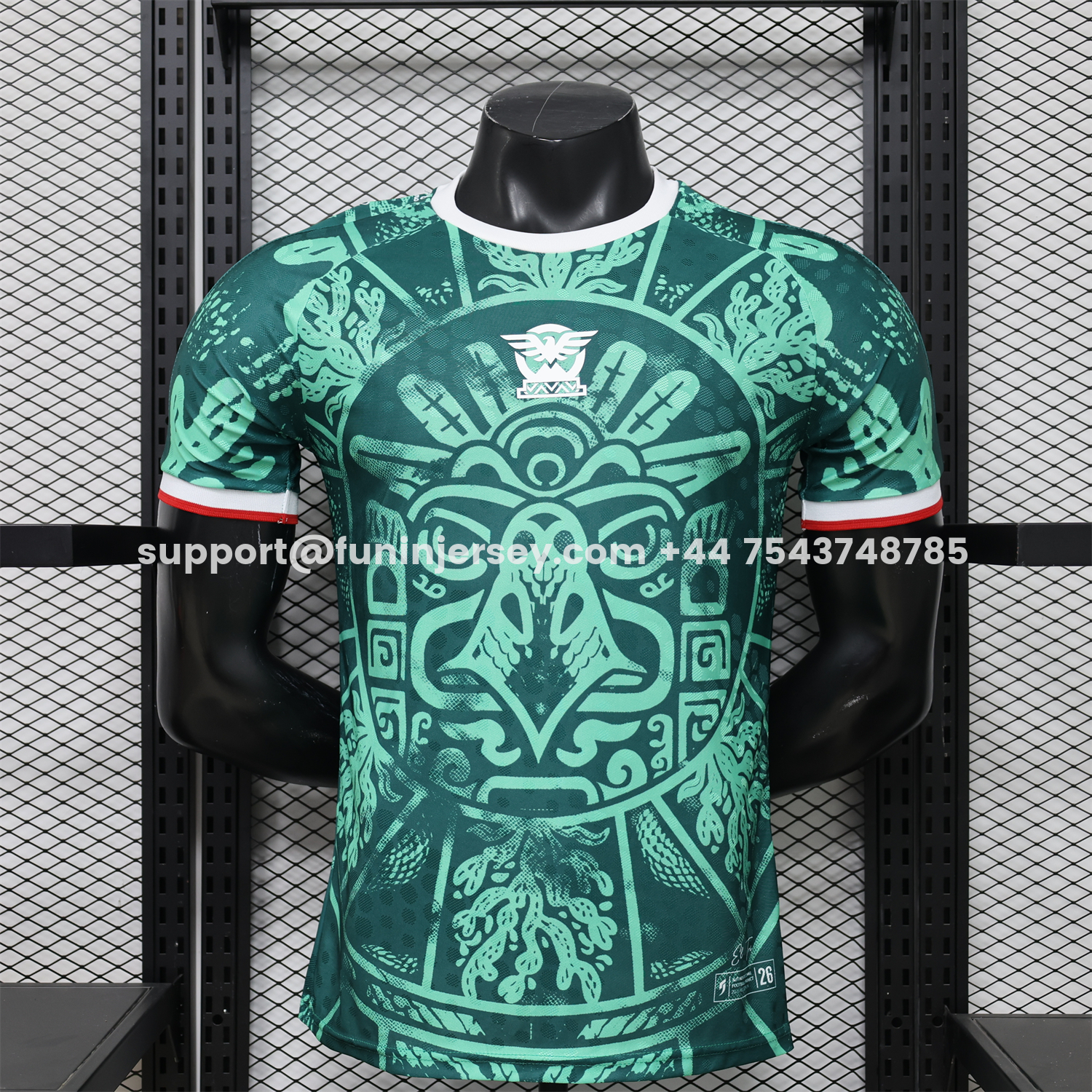 Funinjersey-Mexico 2026 Green Totem Special Jersey - Player Version