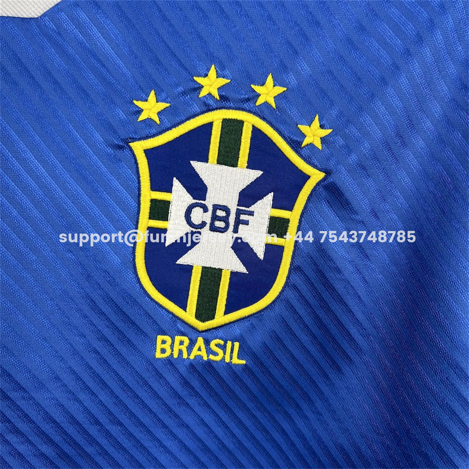 Funinjersey-Retro Brazil 1994-96 Away Jersey