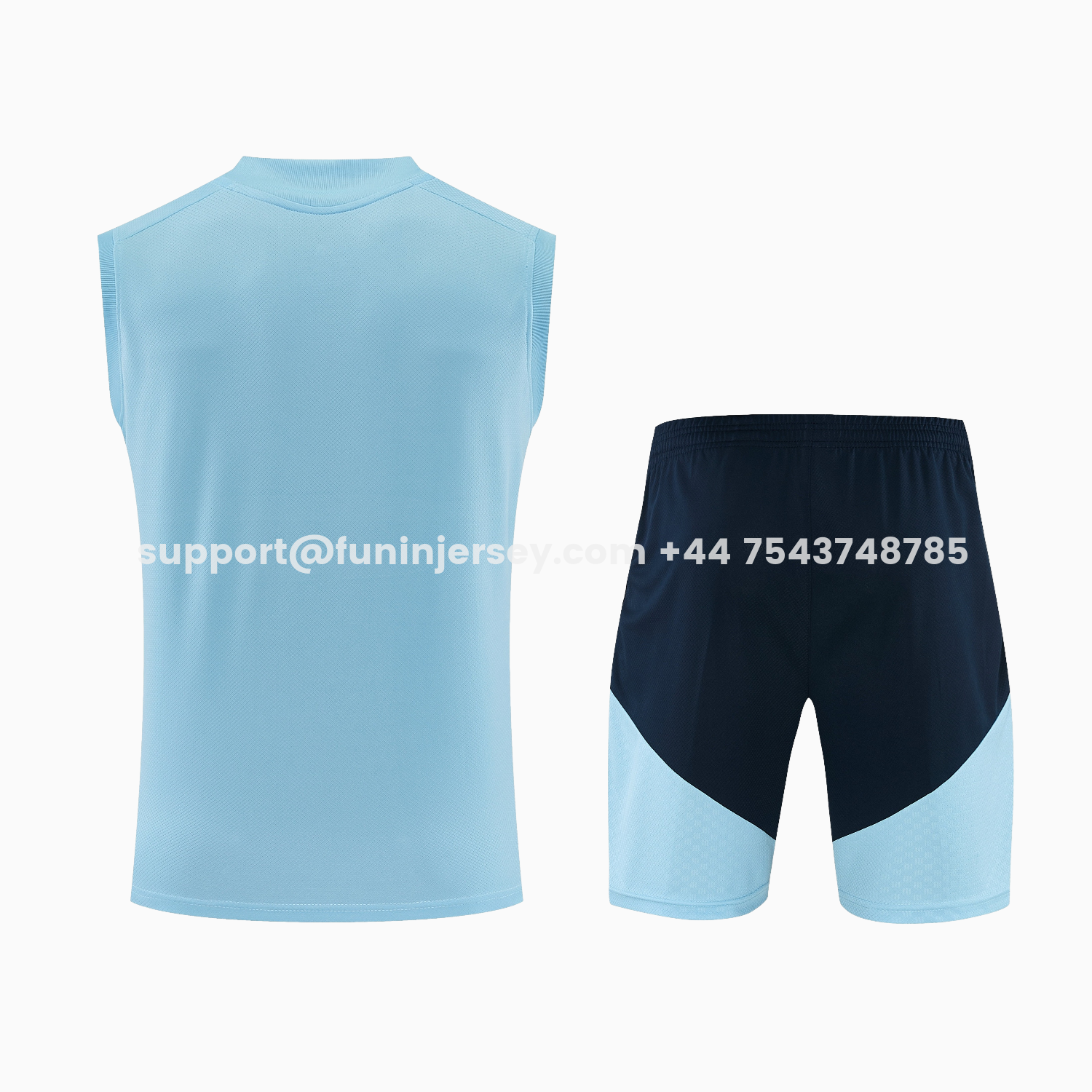 Funinjersey-Argentina 2026 Vest Training Set - Light Blue Top & Dark Blue Pants